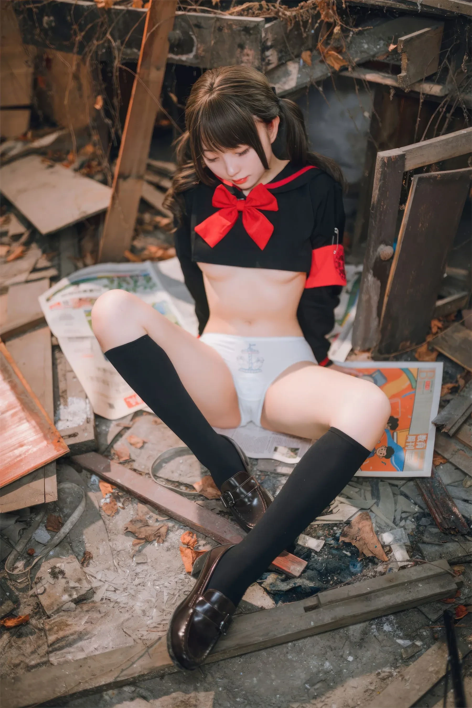 苗慄黃昏空姐美照 – 高貴魅力自然光實錄精選 - 2