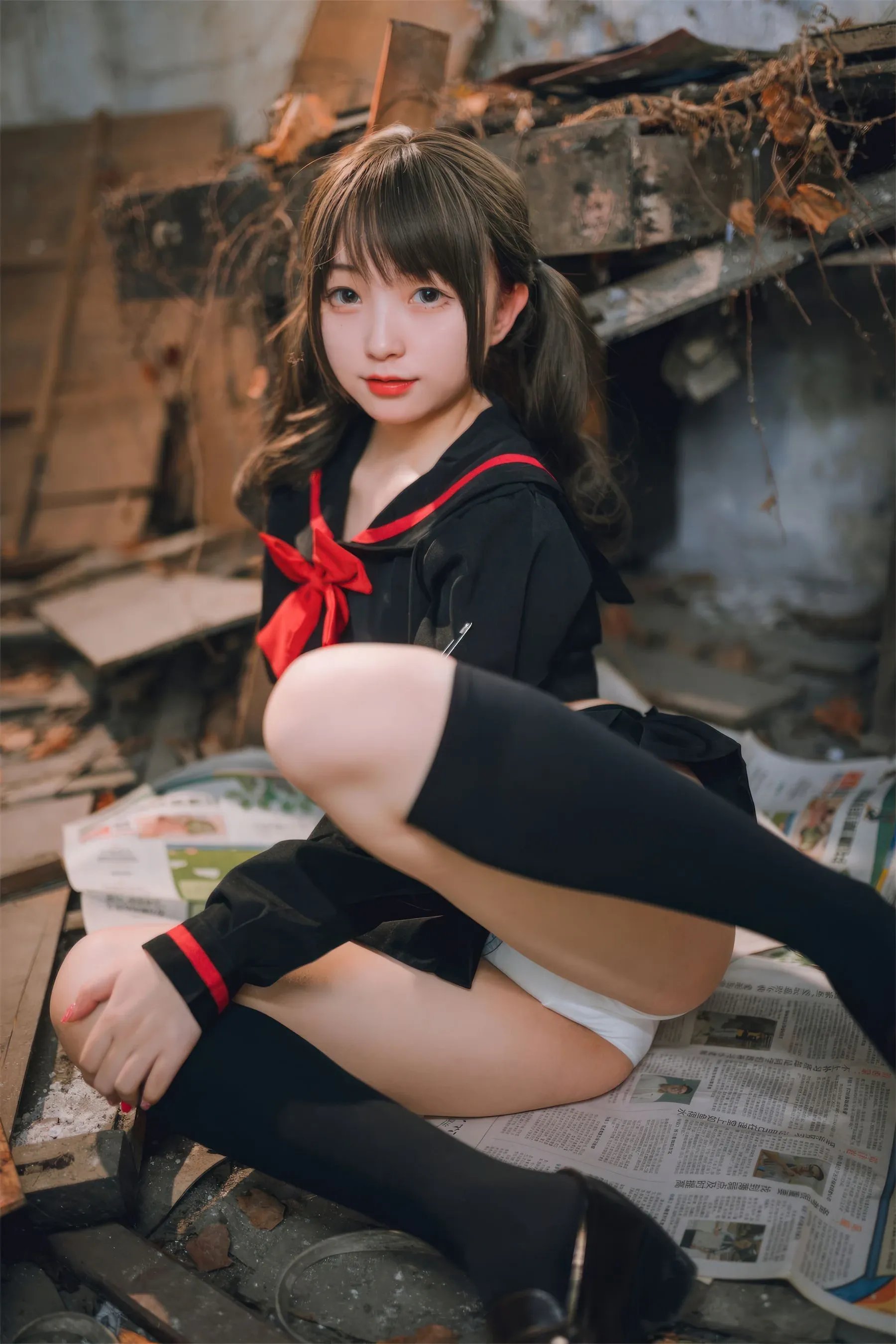 苗慄黃昏空姐美照 – 高貴魅力自然光實錄精選 - 81