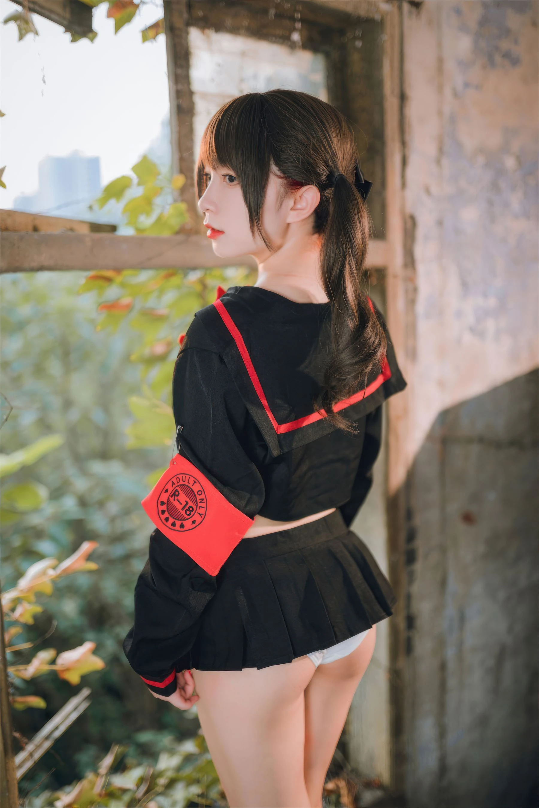 苗慄黃昏空姐美照 – 高貴魅力自然光實錄精選 - 93