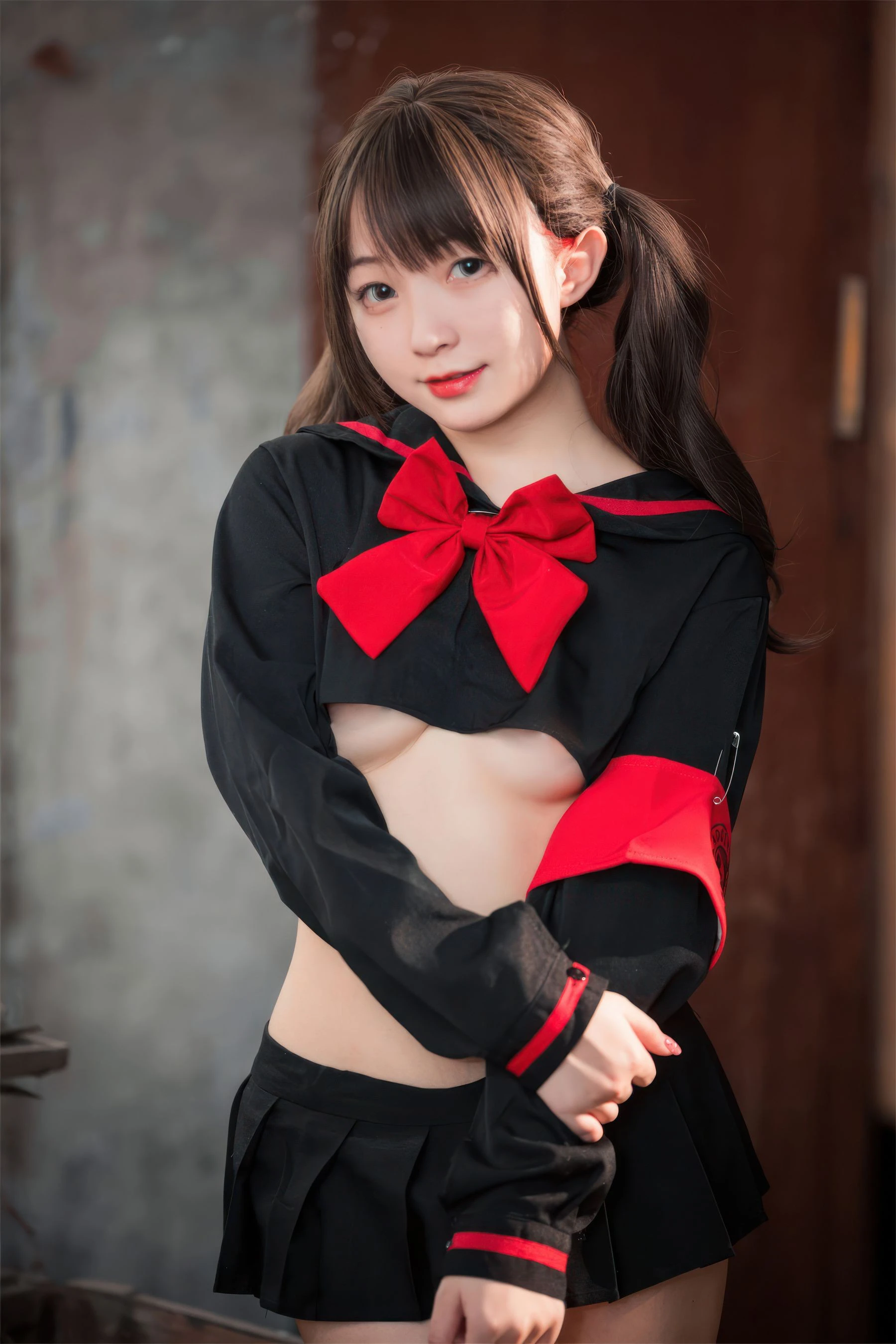 苗慄黃昏空姐美照 – 高貴魅力自然光實錄精選 - 95
