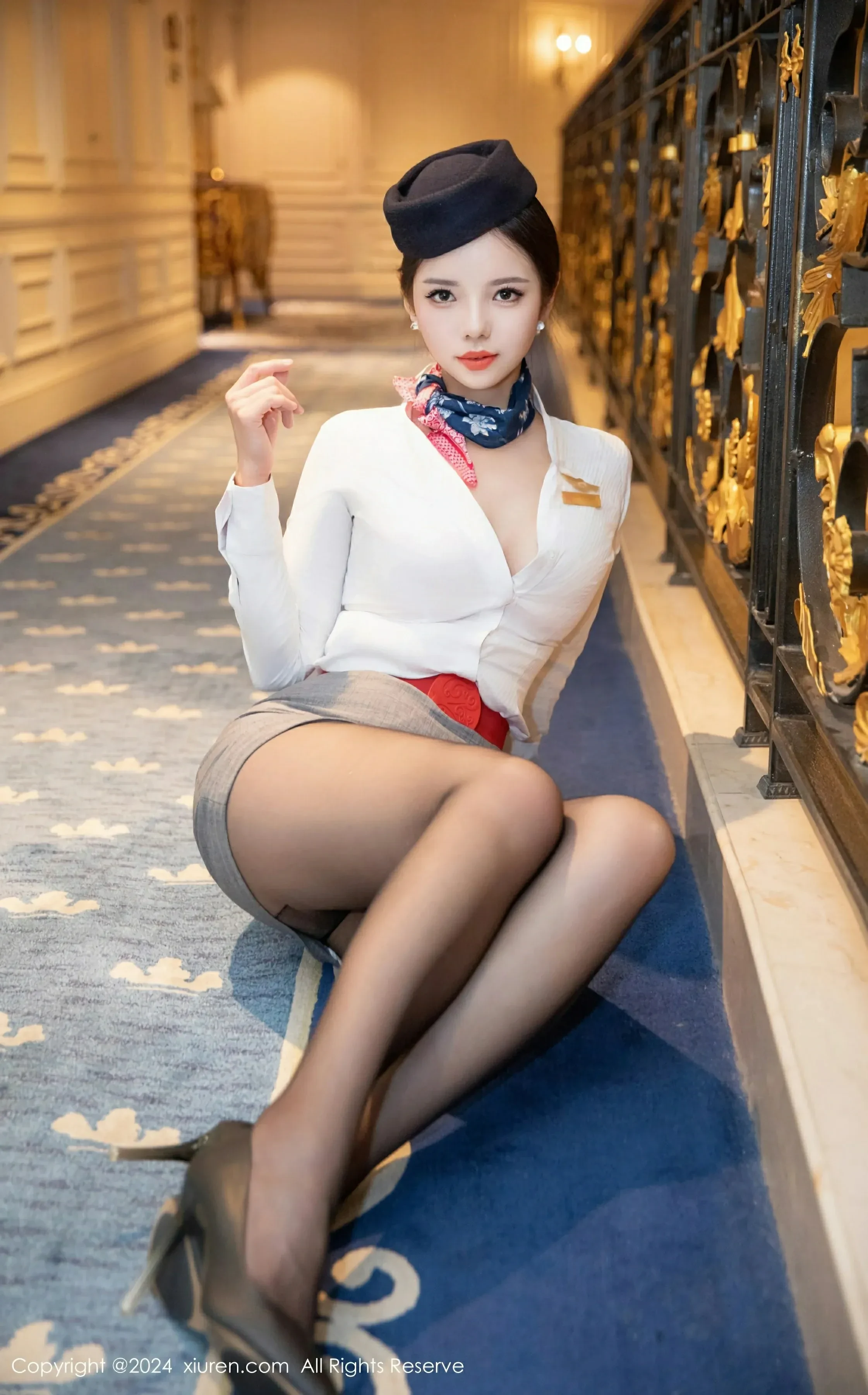 溫柔時刻空姐夜景寫真 – 春季魅惑風採再現限量 - 17
