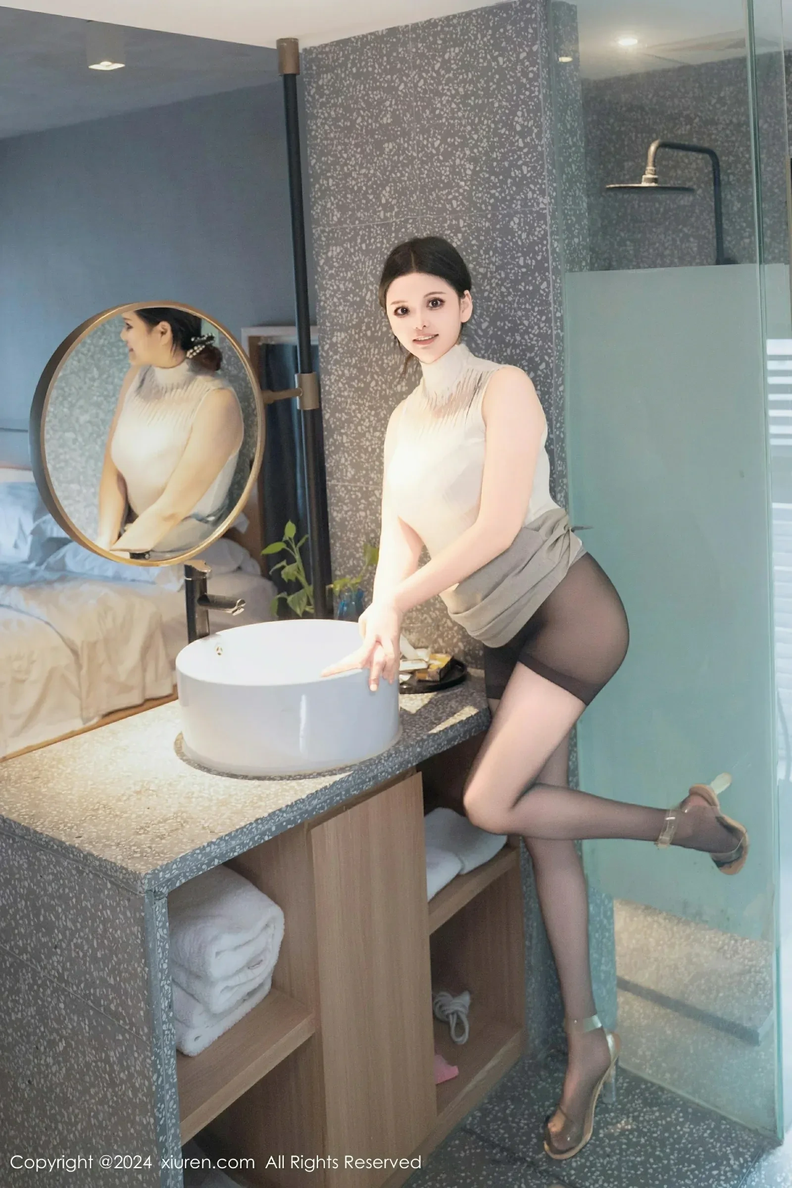 彰化午後嫩模美照 – 優雅魅力寫真館實錄限量 - 6