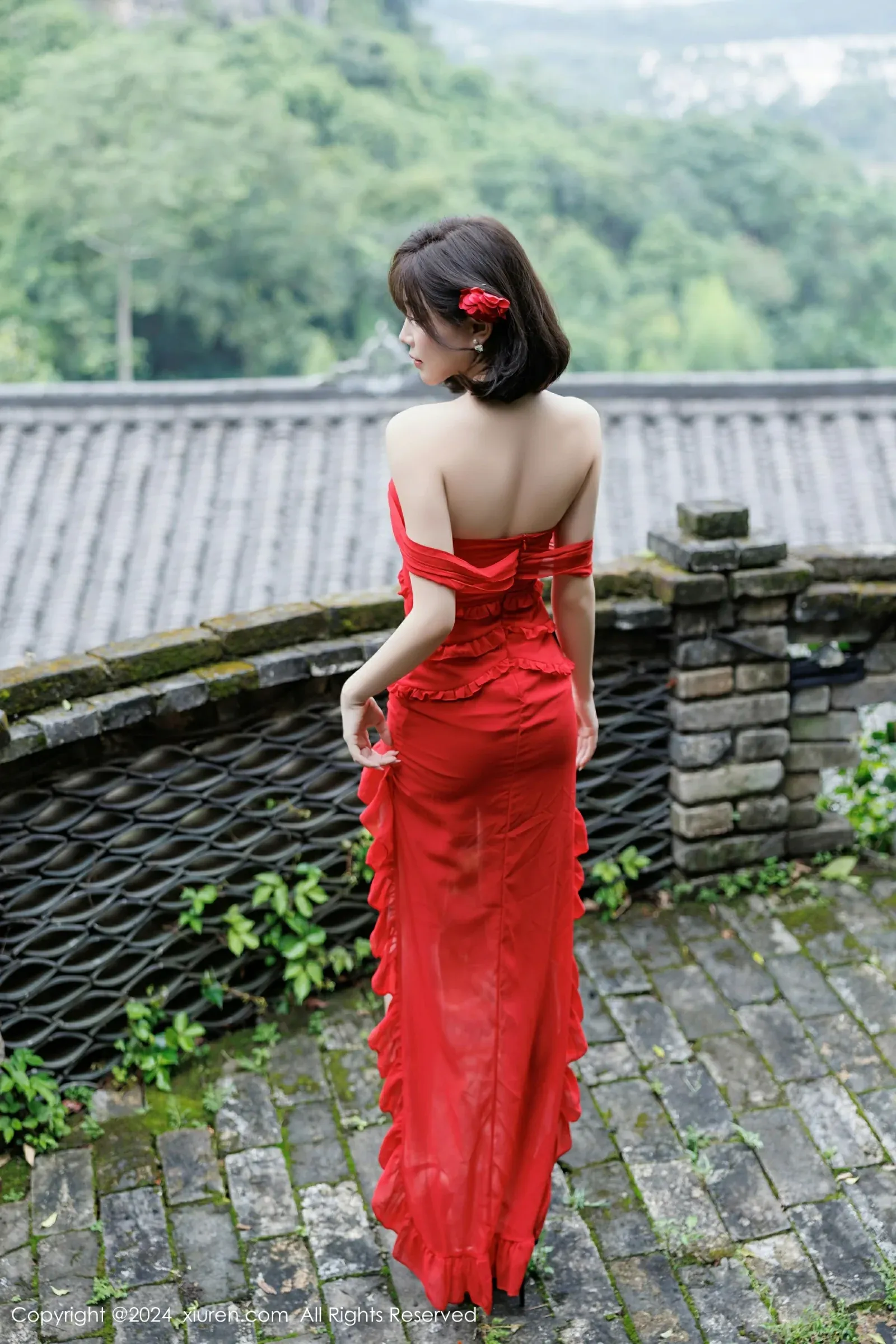 舞者優雅山景寫真 – 櫻花季自信風格展現典藏 - 18