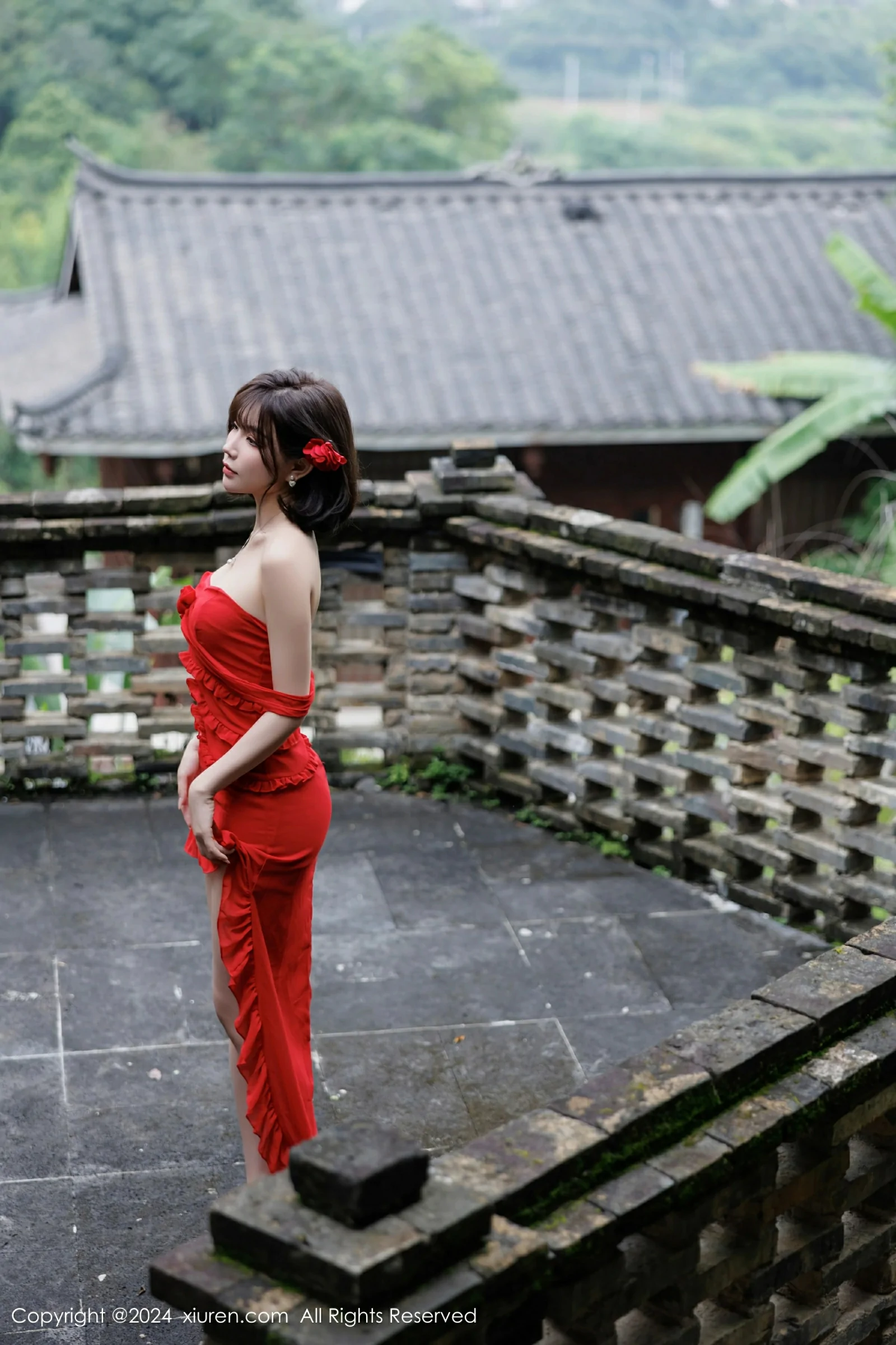 舞者優雅山景寫真 – 櫻花季自信風格展現典藏 - 3