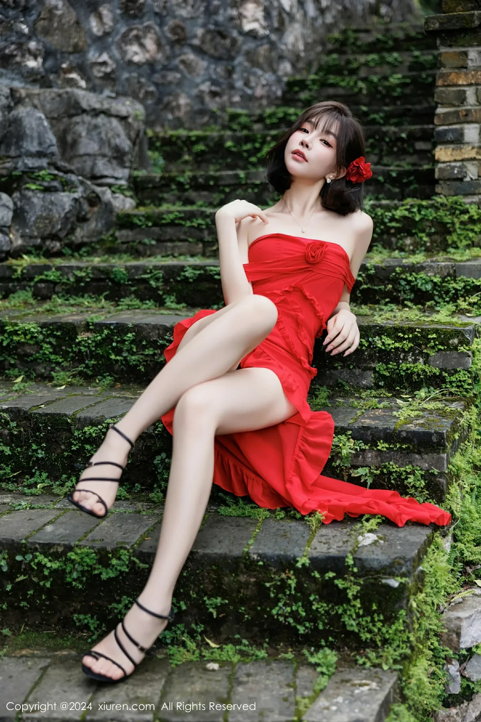 舞者優雅山景寫真 – 櫻花季自信風格展現典藏 - 31