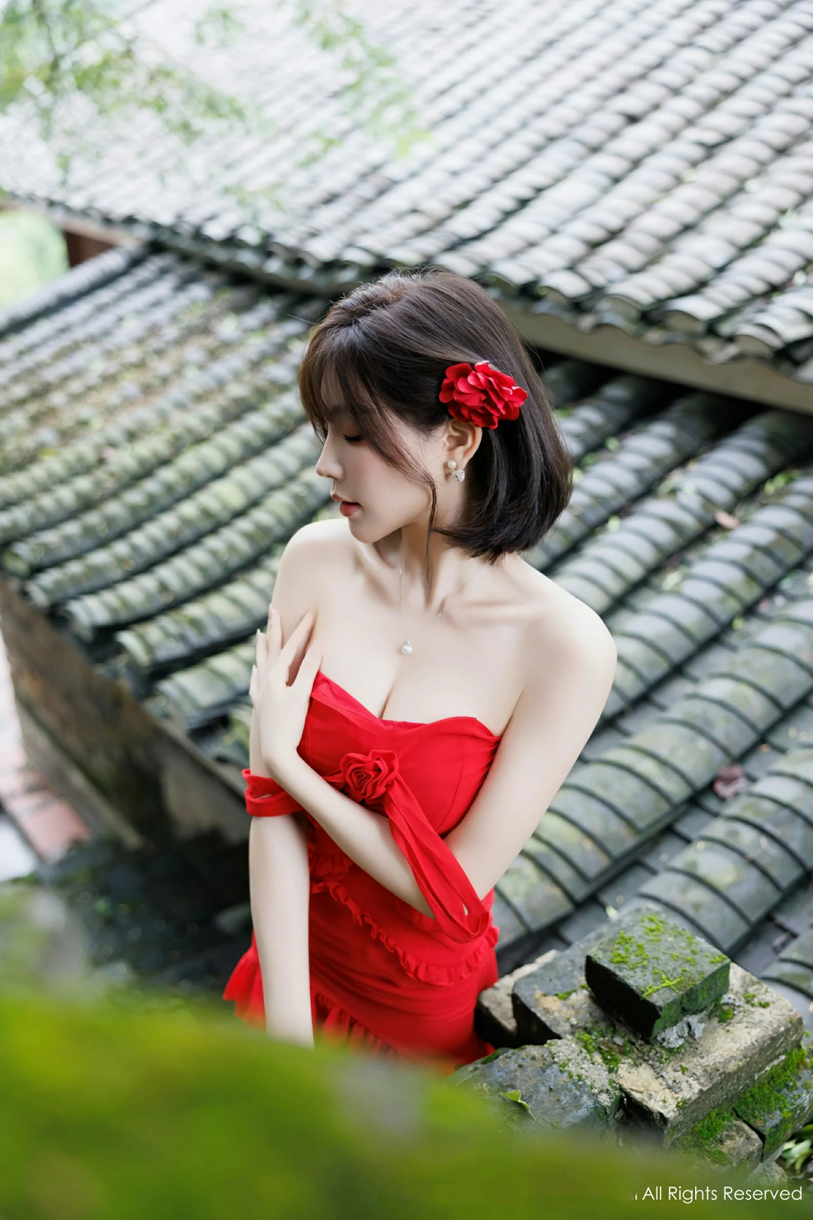 舞者優雅山景寫真 – 櫻花季自信風格展現典藏 - 37