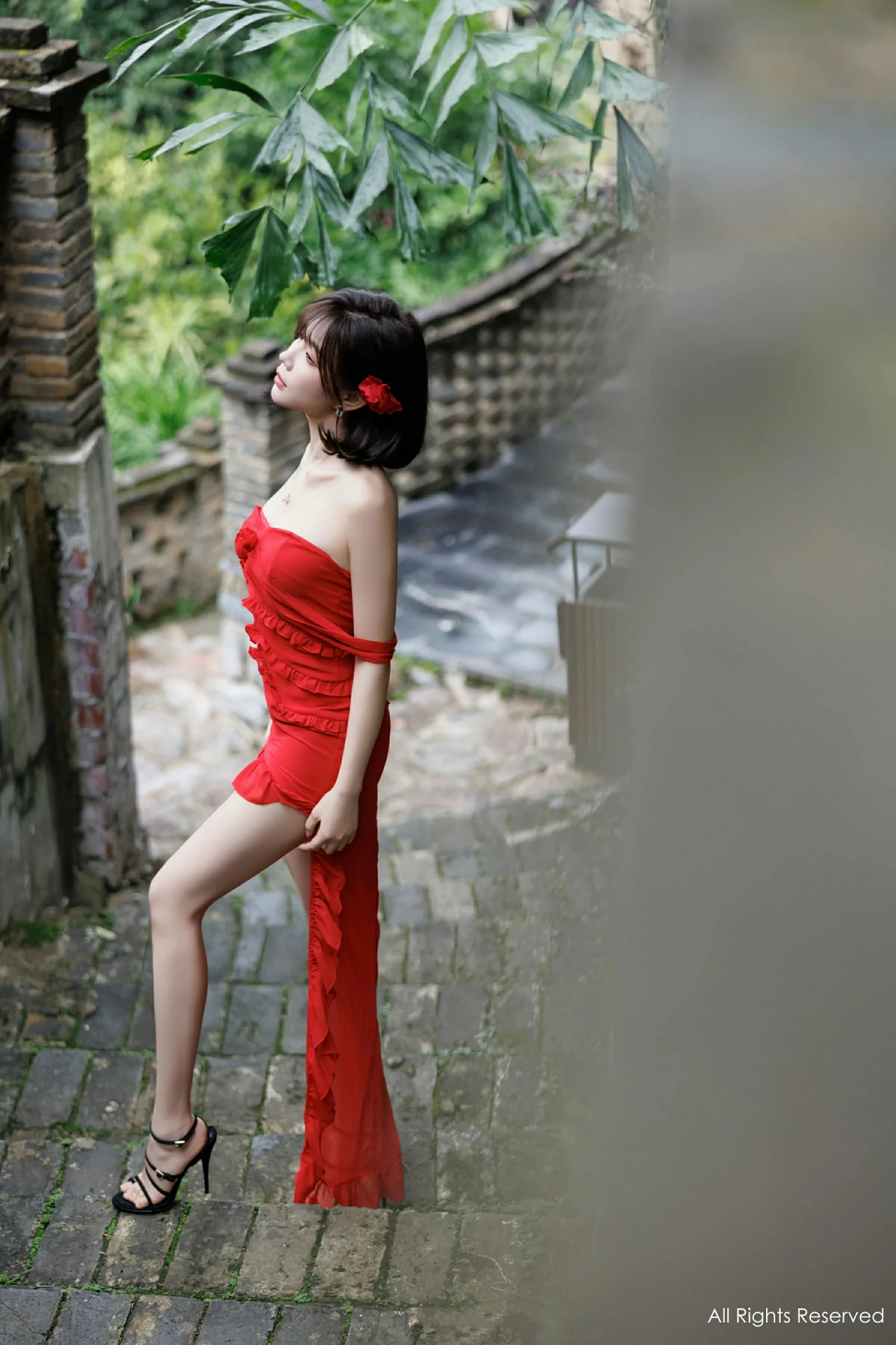 舞者優雅山景寫真 – 櫻花季自信風格展現典藏 - 5