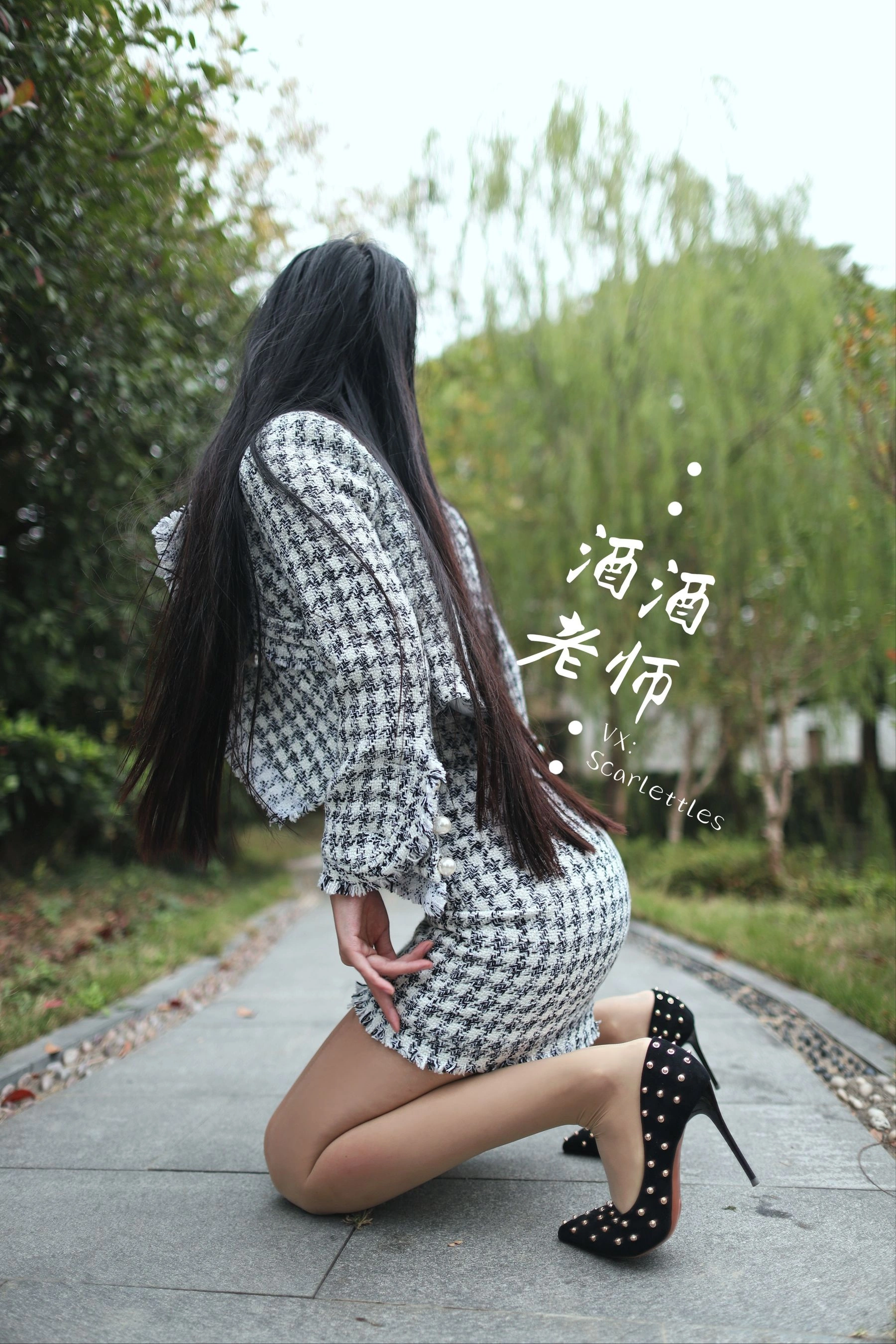 桃園午後空姐美照 – 甜美魅力山景實錄珍藏 - 34