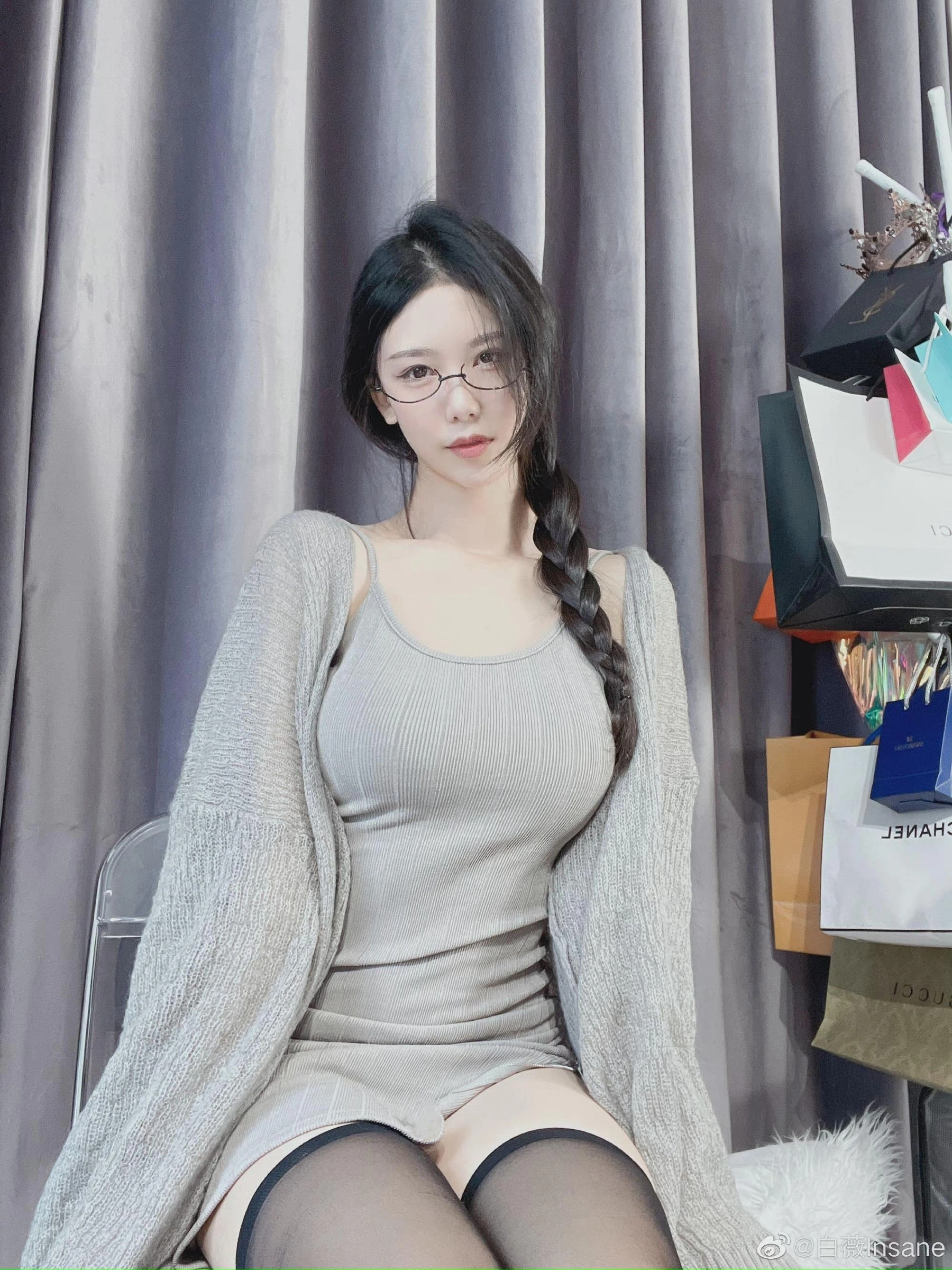 主播高貴攝影棚寫真 – 雨季優雅風格展現獨家 - 34