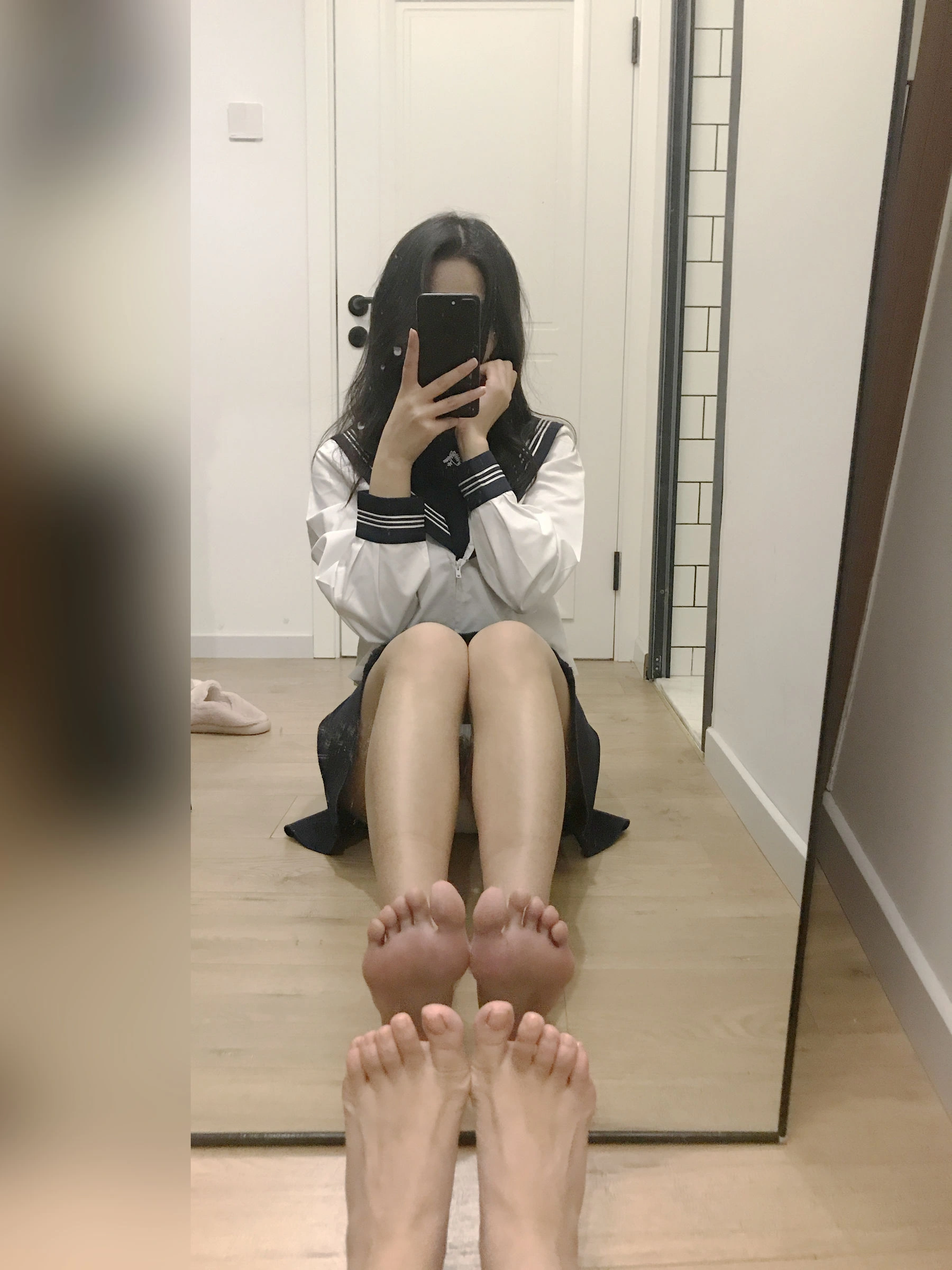 空姐高貴夜景寫真 – 櫻花季激情風格展現精選 - 110