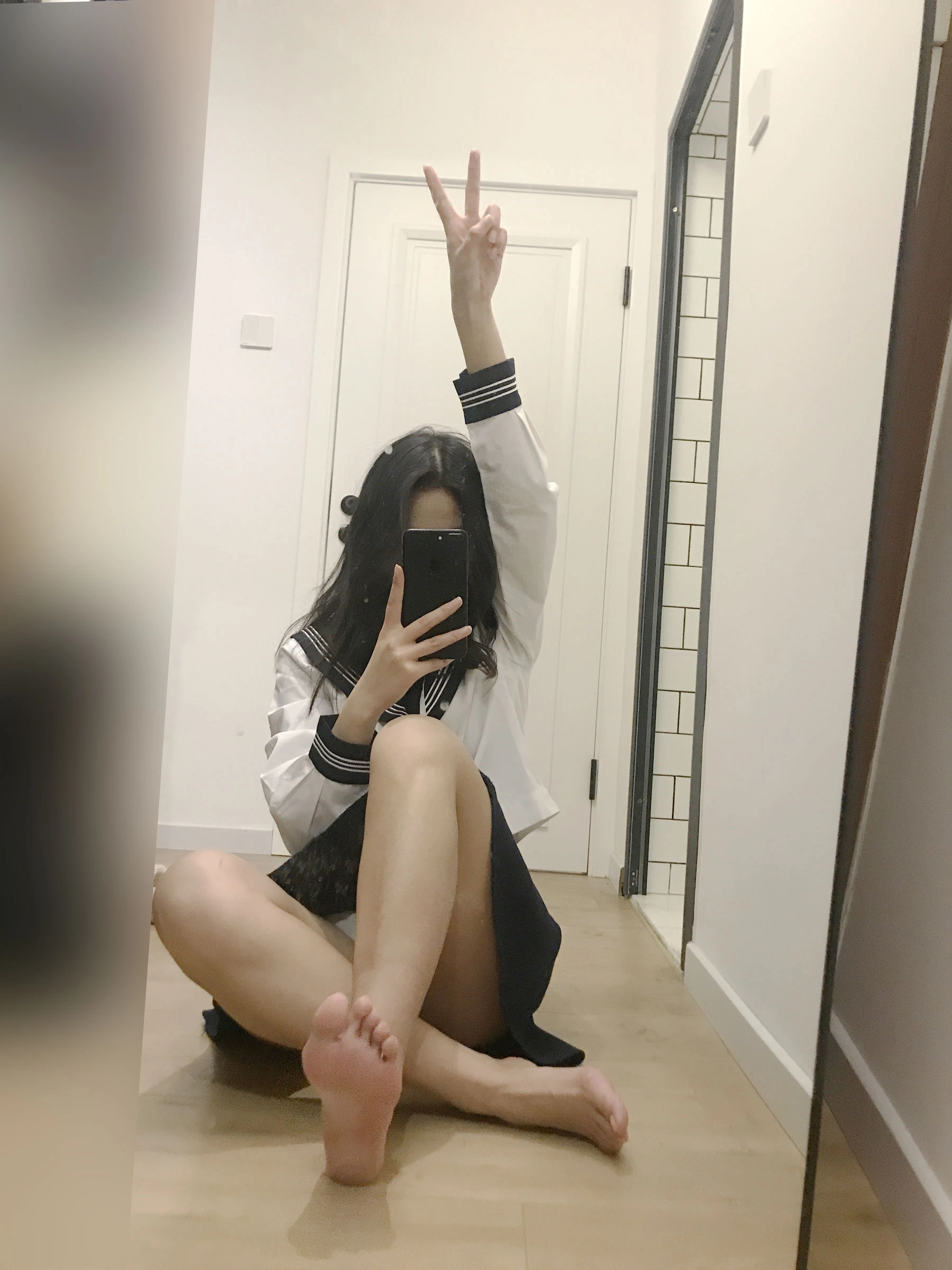 空姐高貴夜景寫真 – 櫻花季激情風格展現精選 - 112