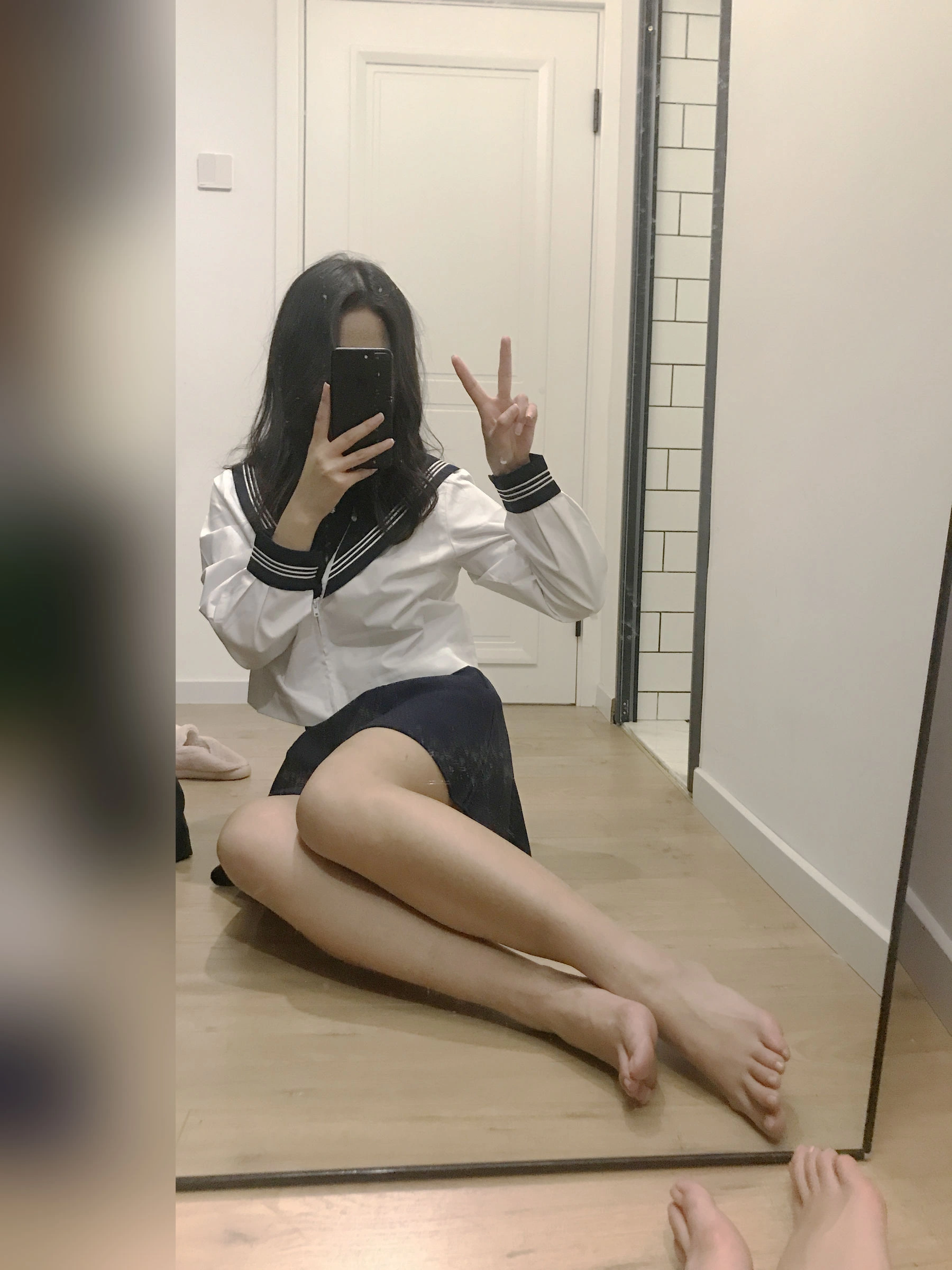 空姐高貴夜景寫真 – 櫻花季激情風格展現精選 - 91