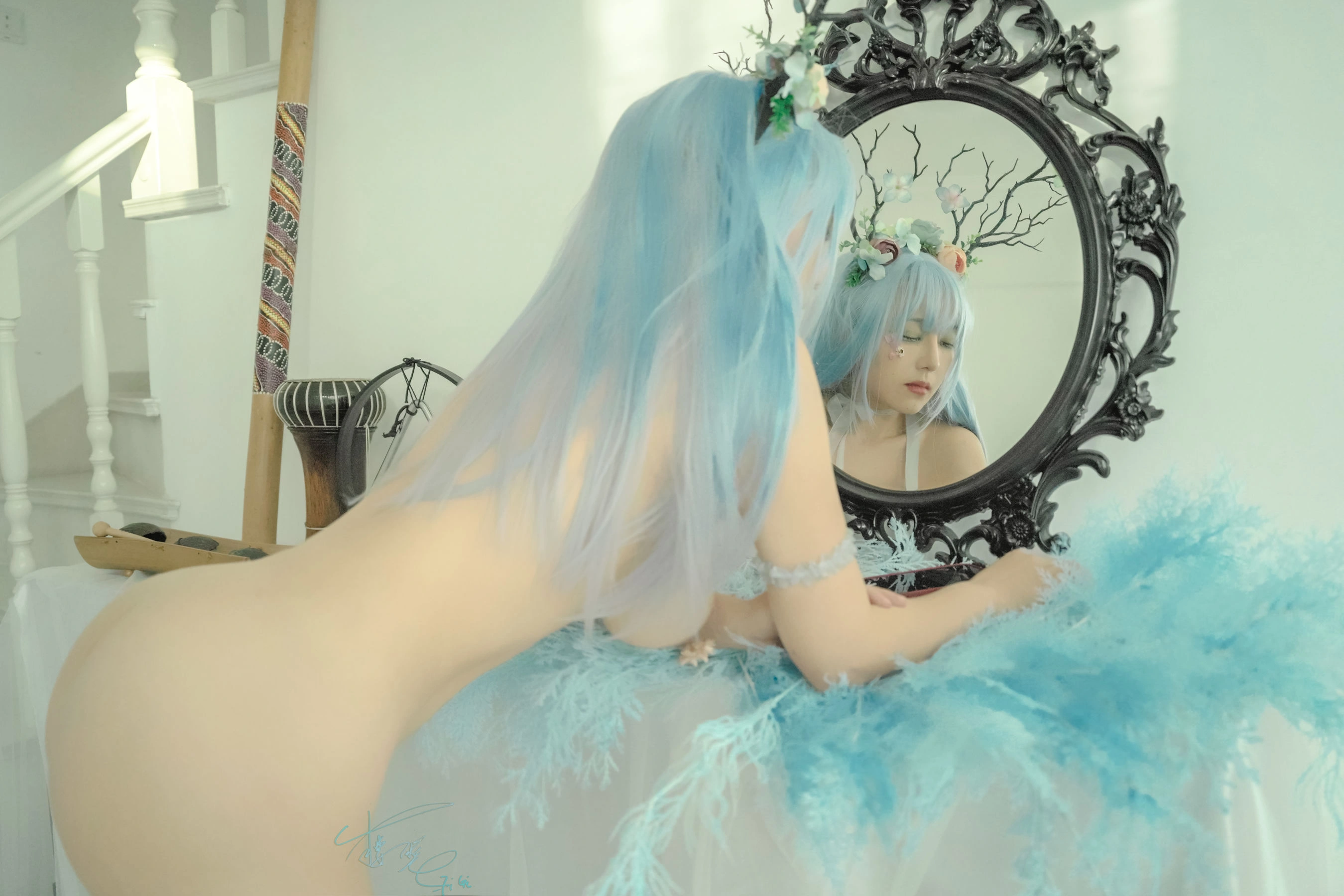 優雅校花私藏美照 – 新北室內黃昏獨家呈現珍藏 - 11