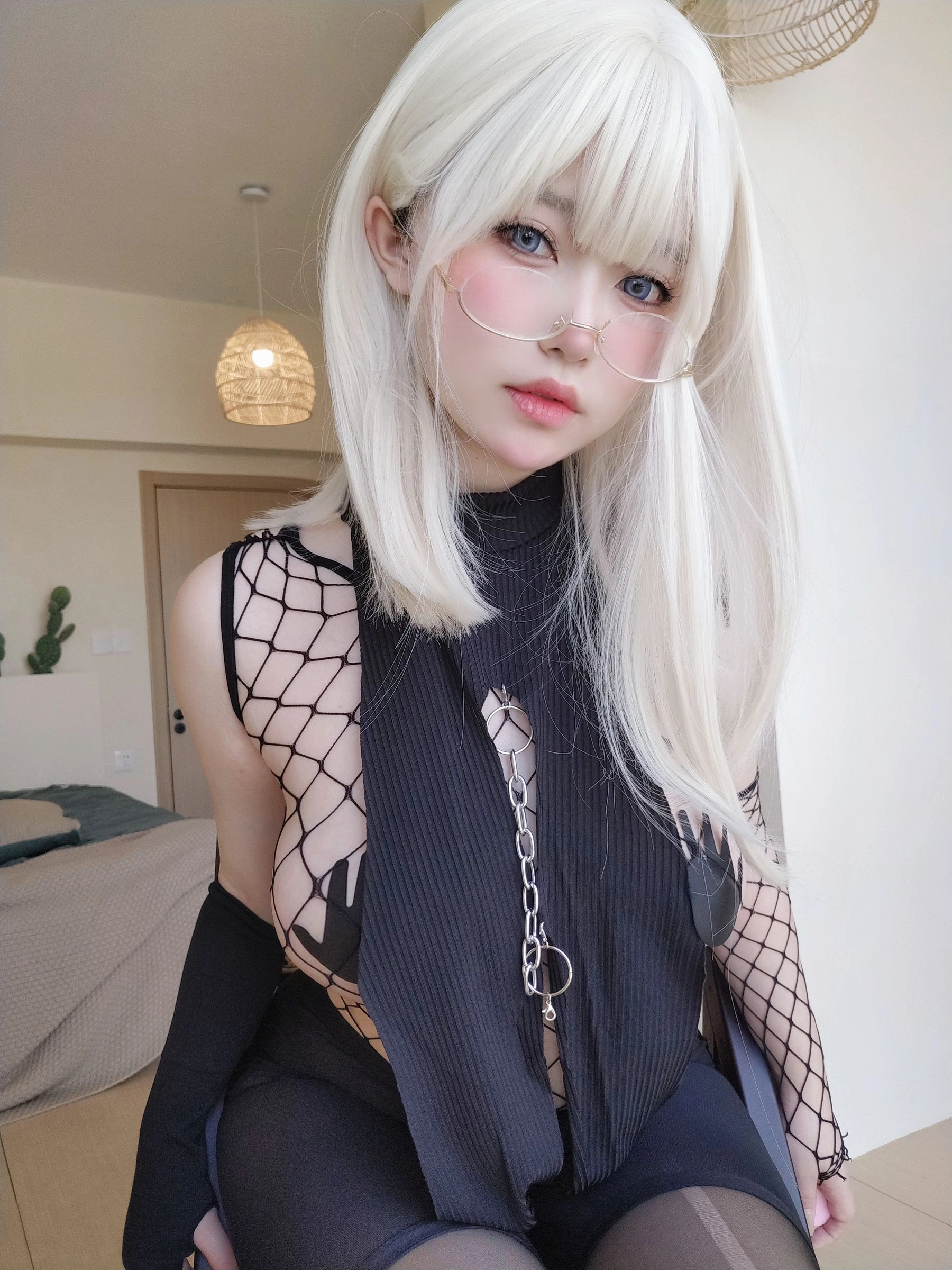 苗慄深夜車模美照 – 時尚魅力自然光實錄獨家 - 9