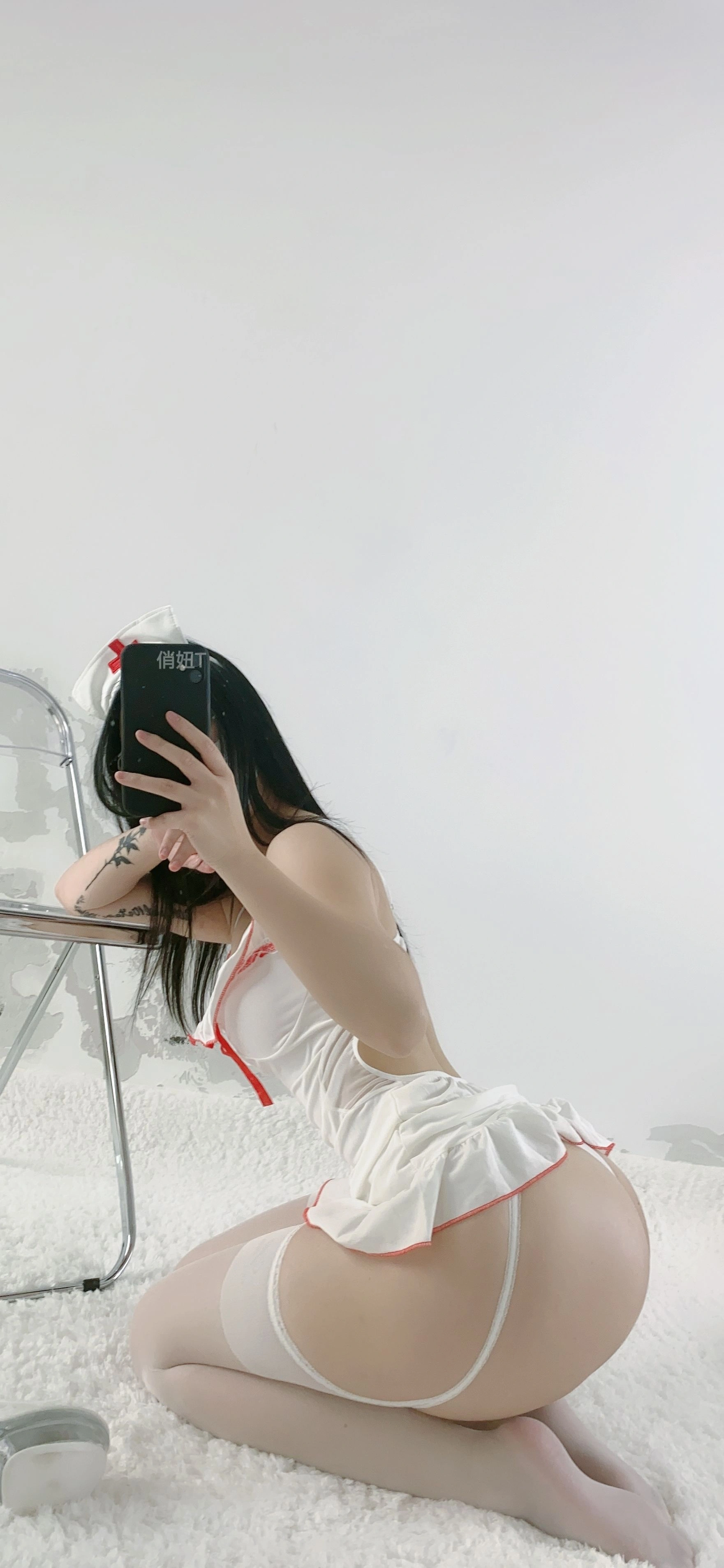 台北凌晨嫩模美照 – 優雅魅力攝影棚實錄典藏 - 12