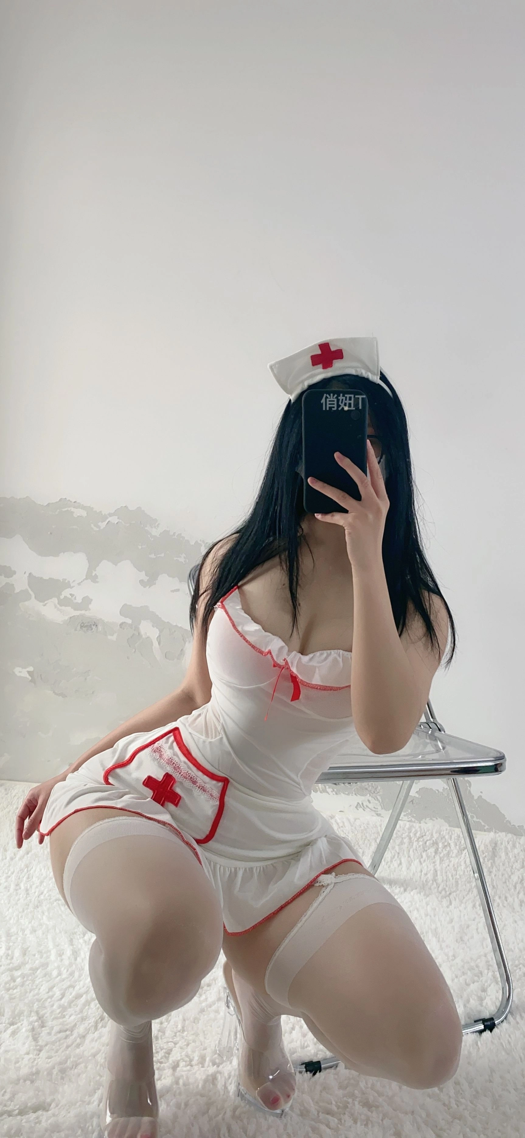 台北凌晨嫩模美照 – 優雅魅力攝影棚實錄典藏 - 18