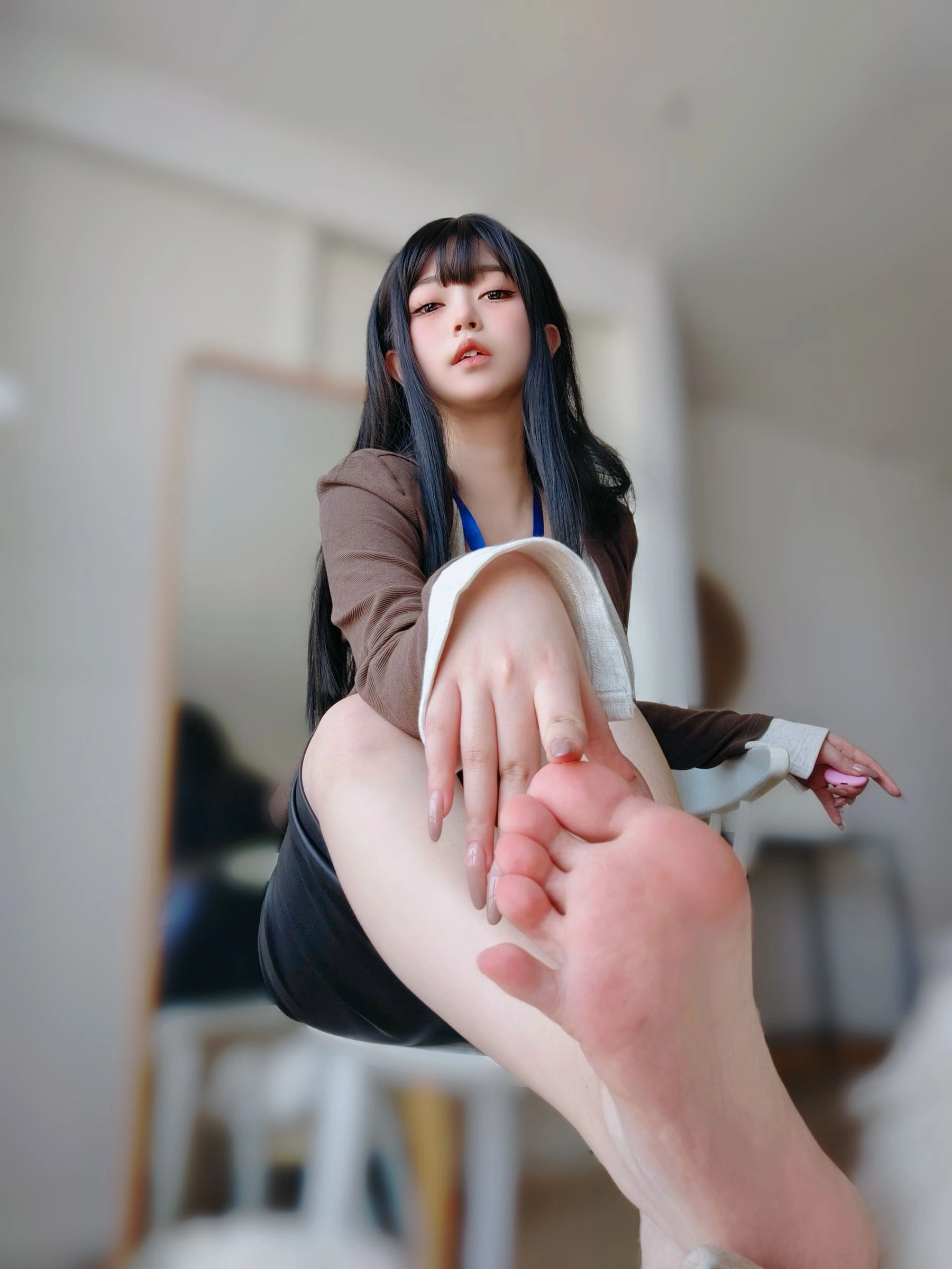 神秘時刻網紅街拍寫真 – 冬季知性風採再現精選 - 39