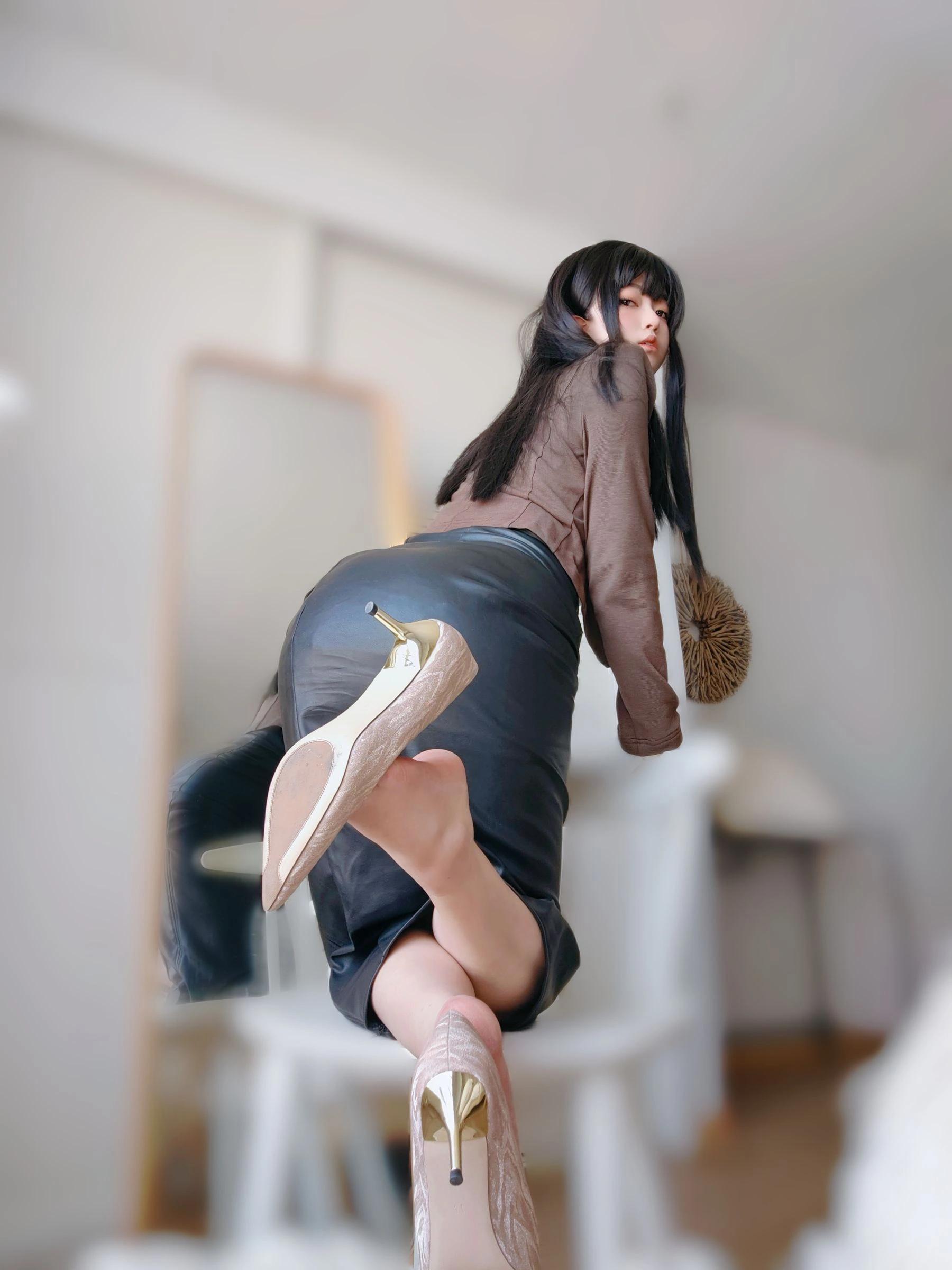 神秘時刻網紅街拍寫真 – 冬季知性風採再現精選 - 53