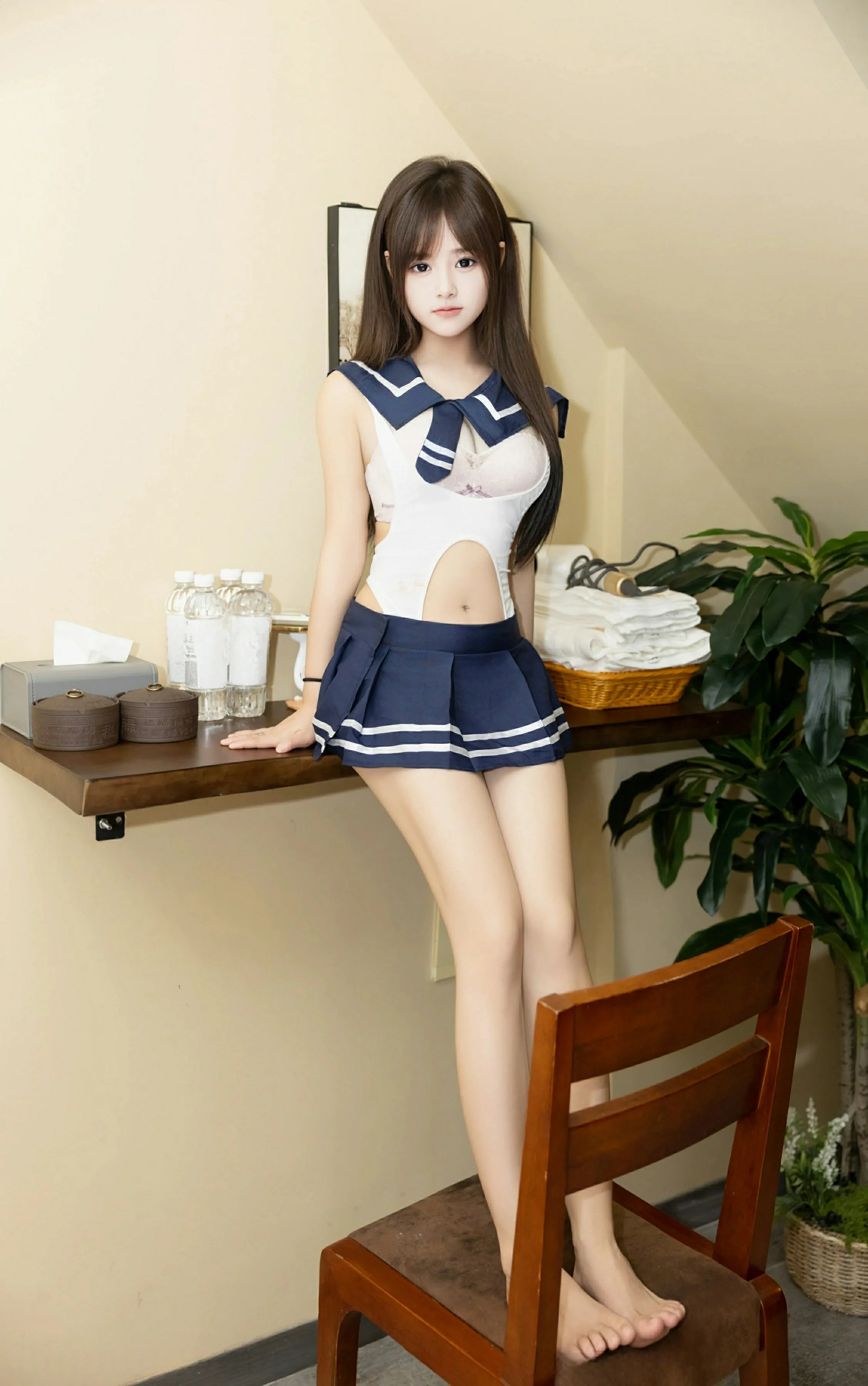 校花活潑私房寫真 – 雨季溫柔風格展現獨家 - 9