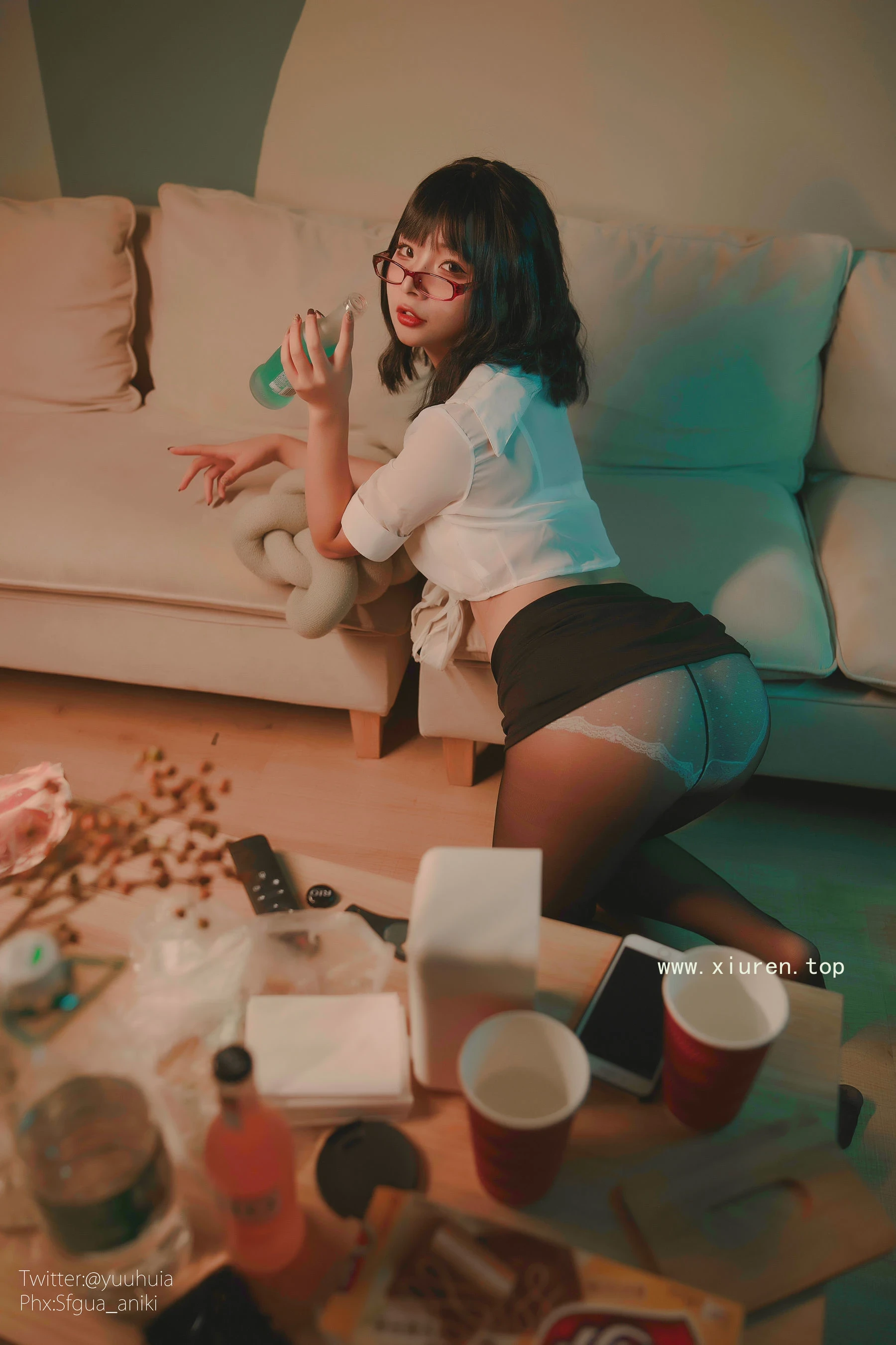 台北凌晨車模美照 – 時尚魅力寫真館實錄限量 - 38