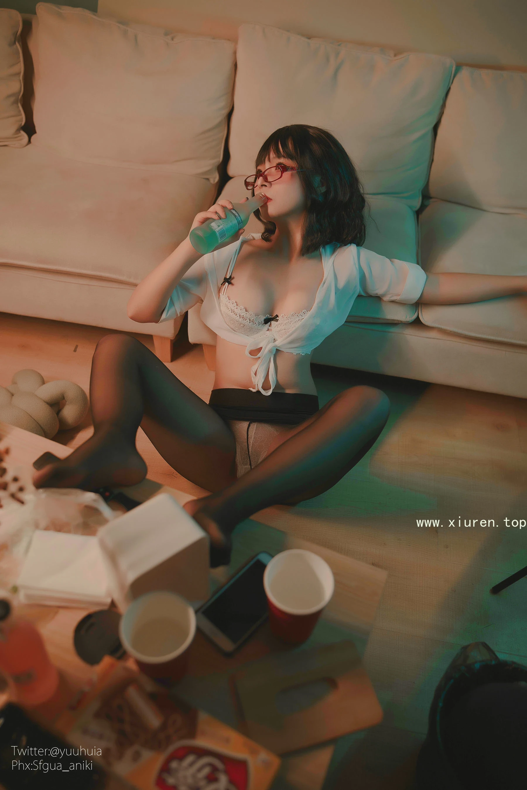 台北凌晨車模美照 – 時尚魅力寫真館實錄限量 - 43