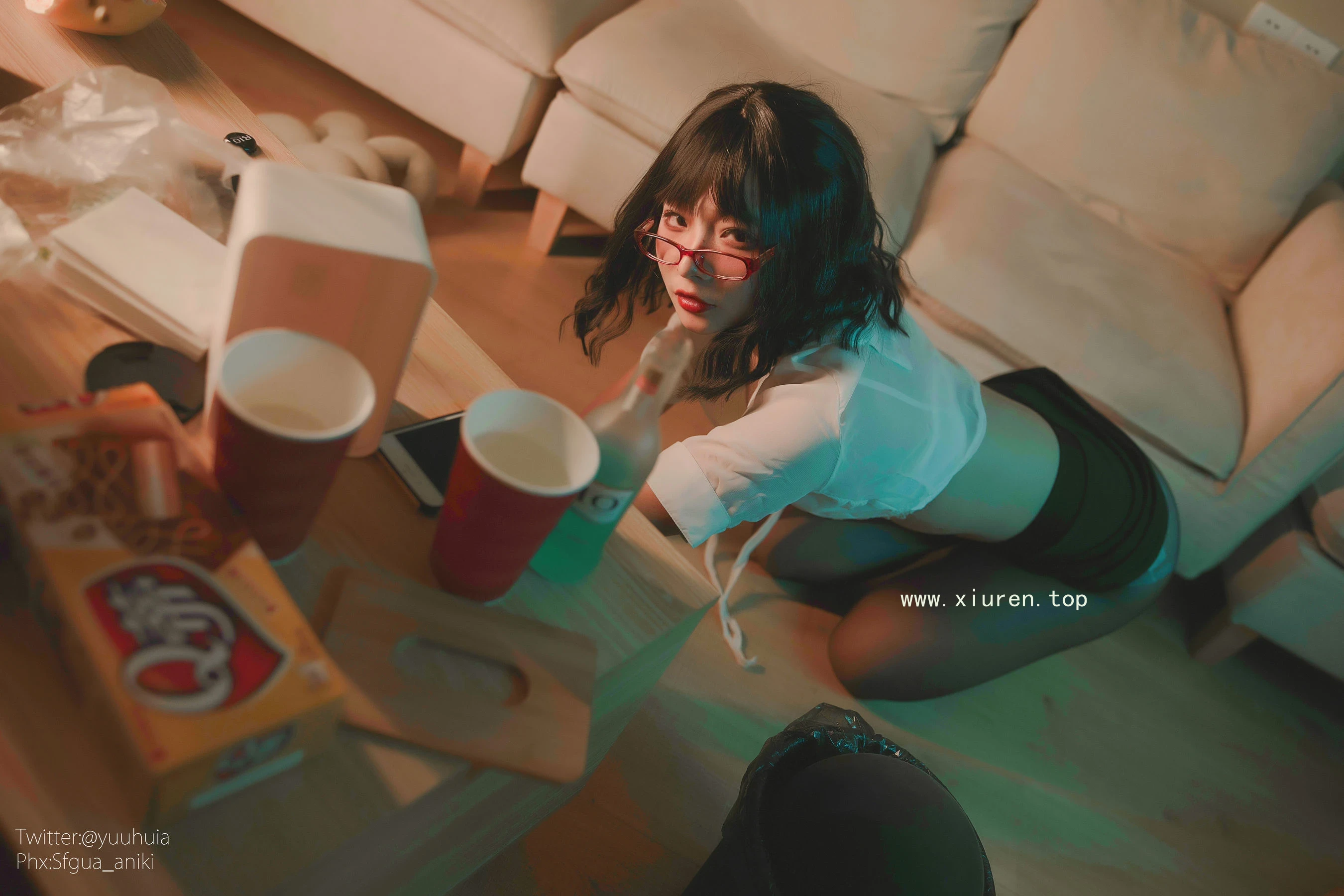 台北凌晨車模美照 – 時尚魅力寫真館實錄限量 - 73