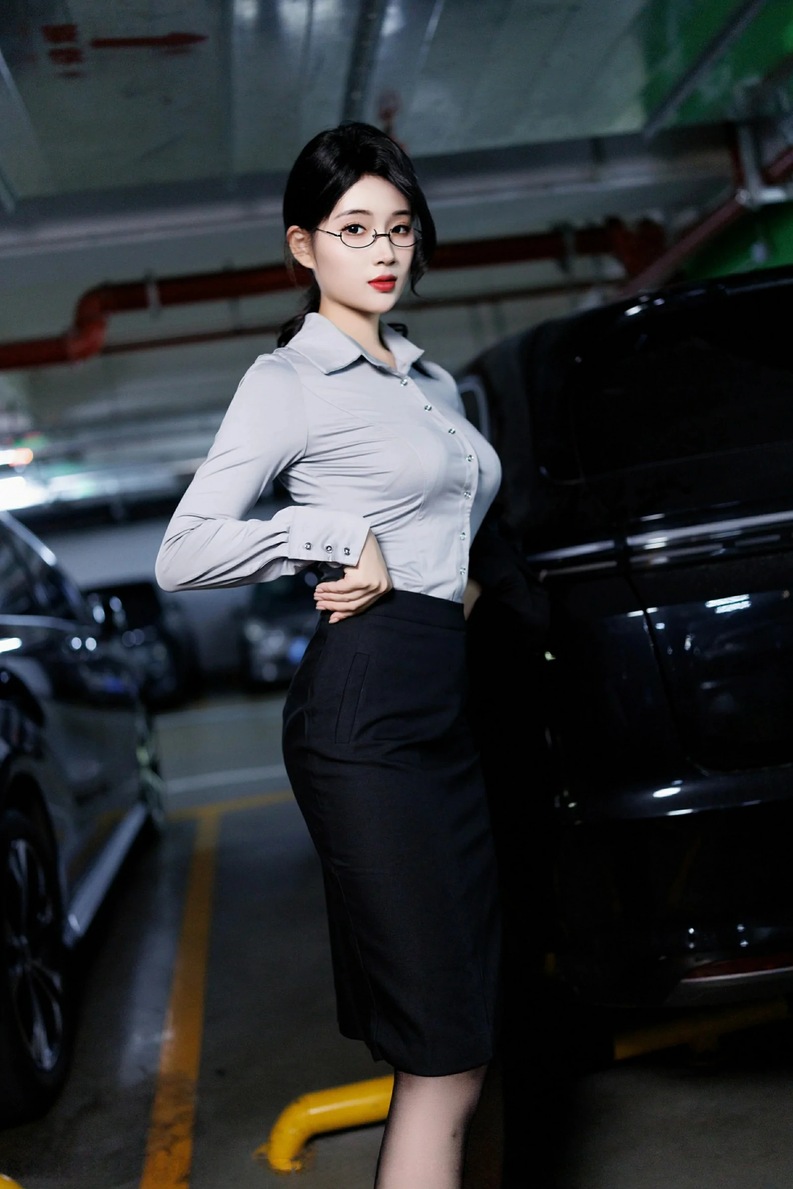車模高貴山景寫真 – 櫻花季神秘風格展現珍藏 - 18