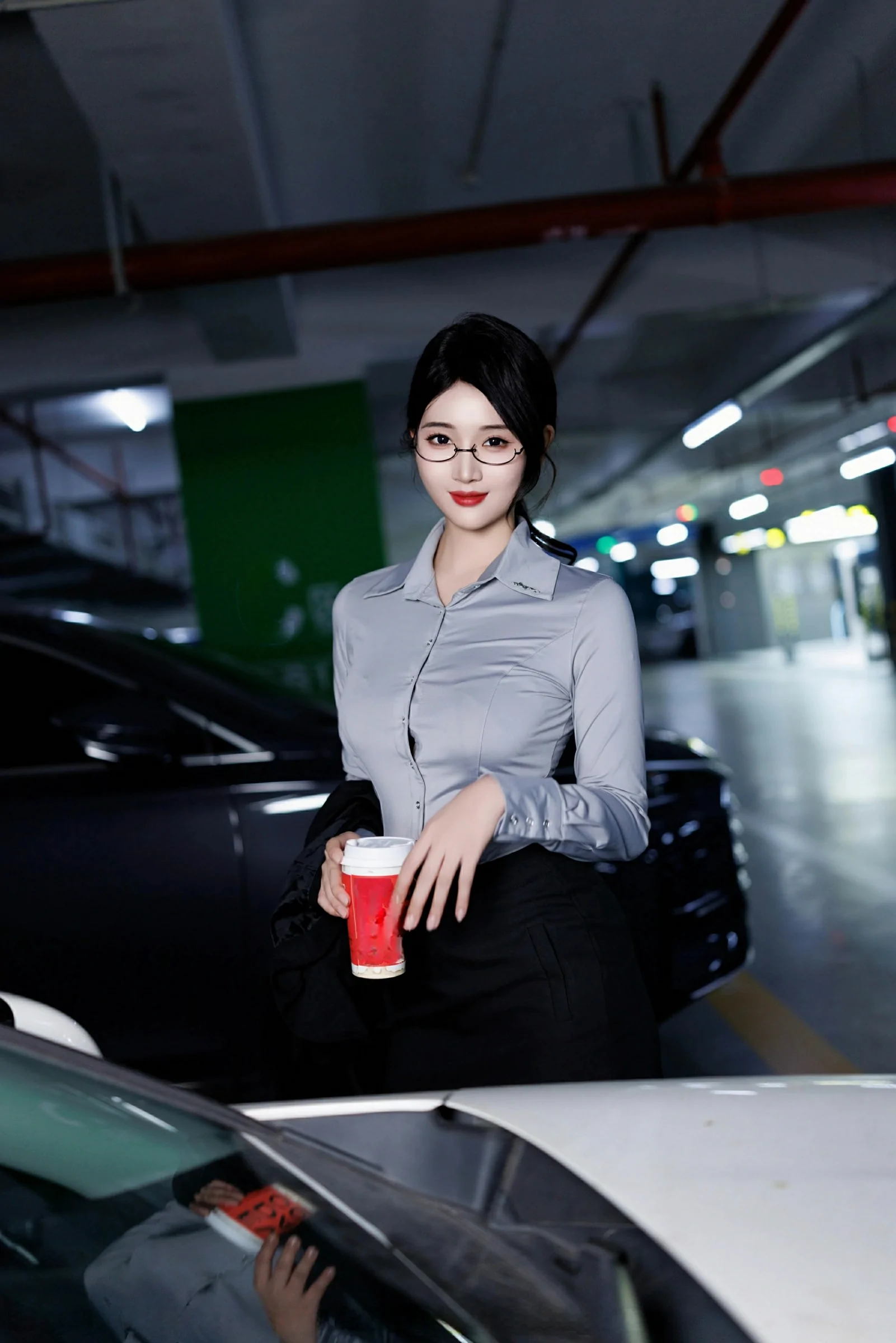 車模高貴山景寫真 – 櫻花季神秘風格展現珍藏 - 27