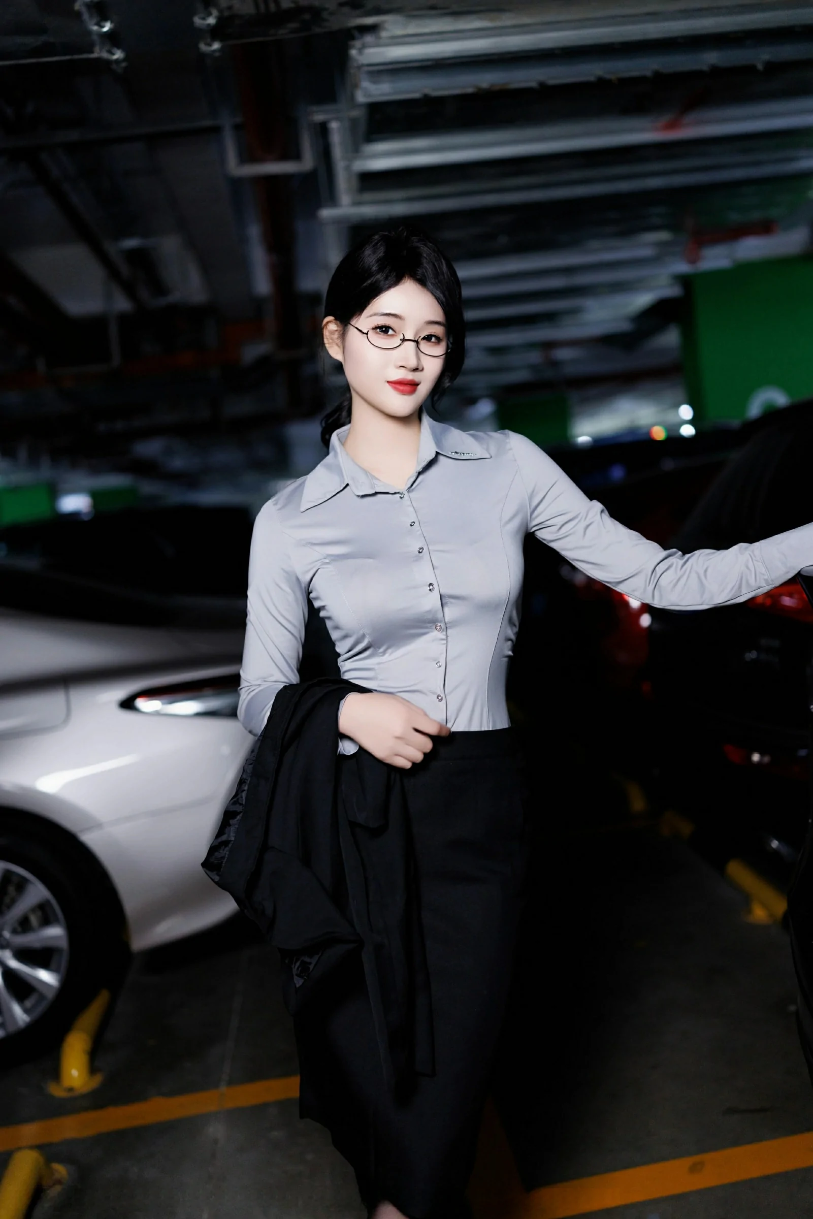 車模高貴山景寫真 – 櫻花季神秘風格展現珍藏 - 31