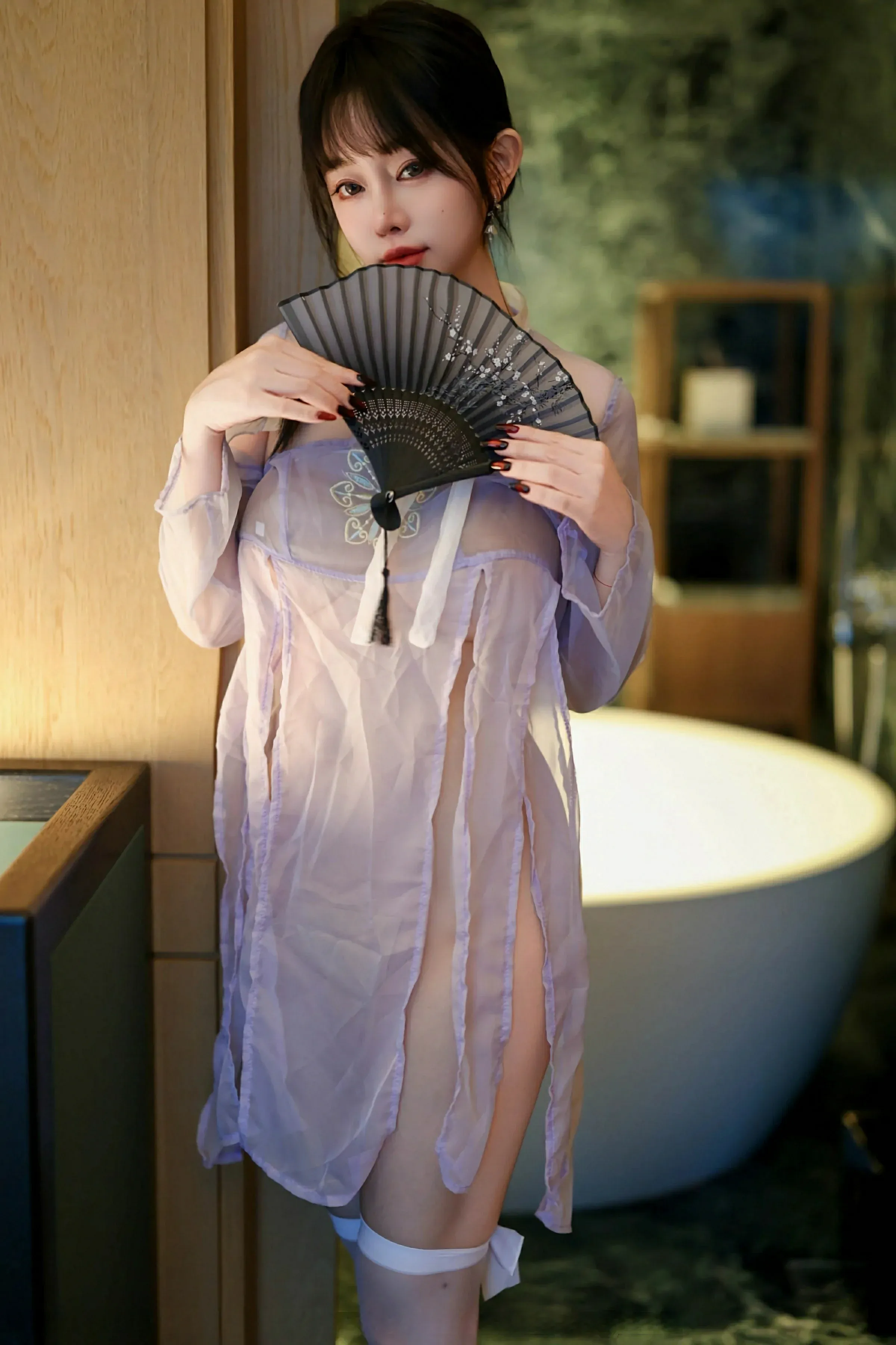 優雅時刻主播自然光寫真 – 夏日清純風採再現珍藏 - 6