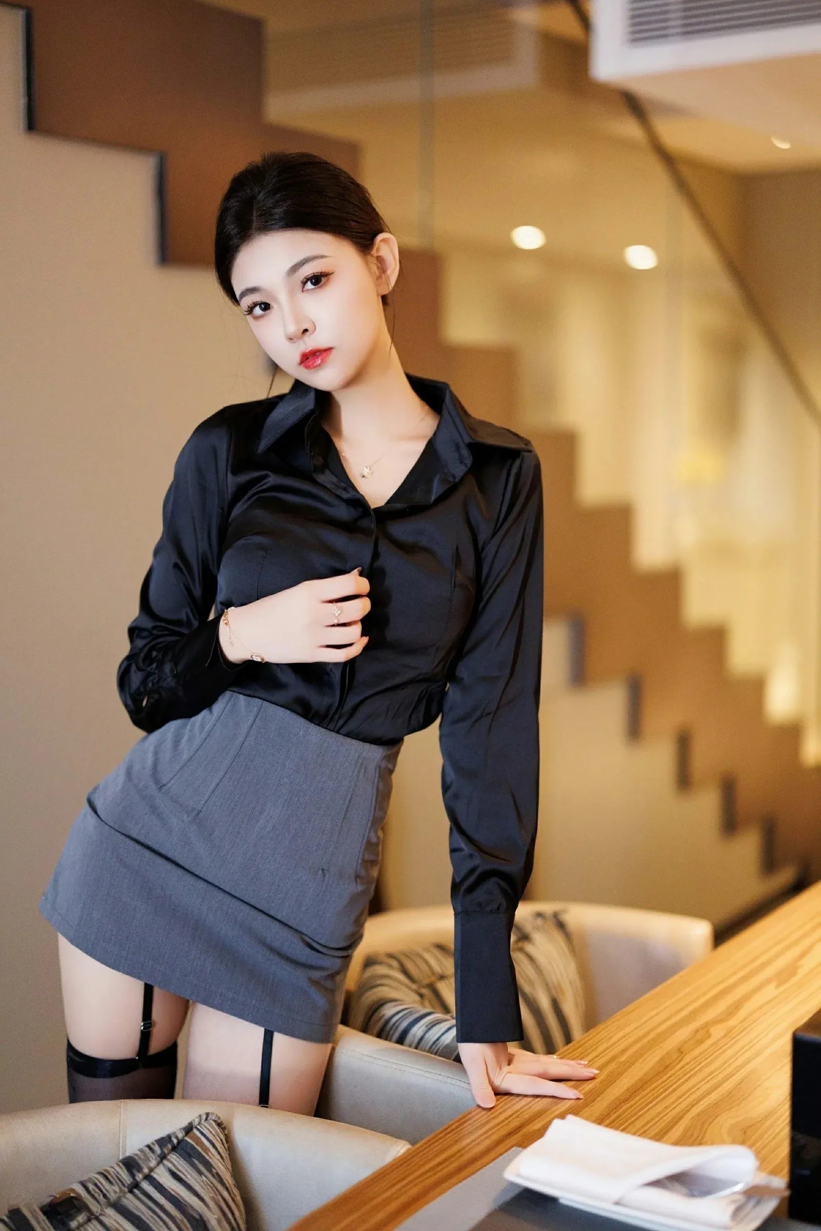 台北黃昏護士美照 – 性感魅力攝影棚實錄精選 - 33