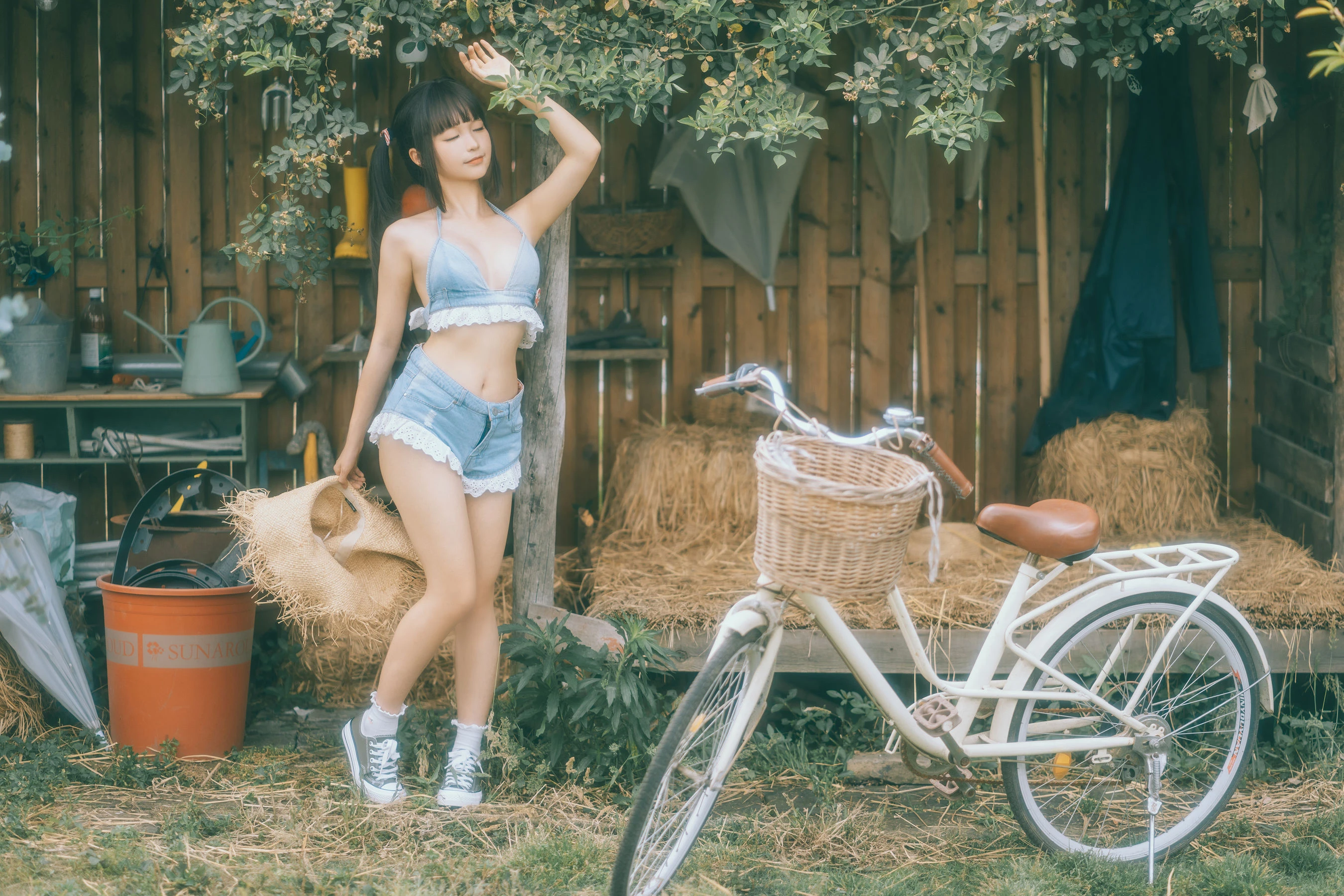 苗慄黎明校花美照 – 魅惑魅力攝影棚實錄獨家 - 23