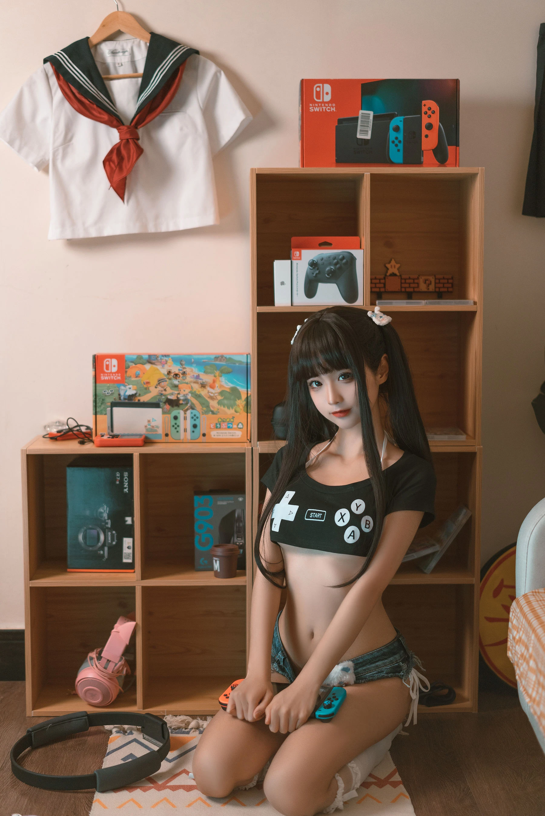 空姐高貴自然光寫真 – 夏季激情風格展現限量 - 16