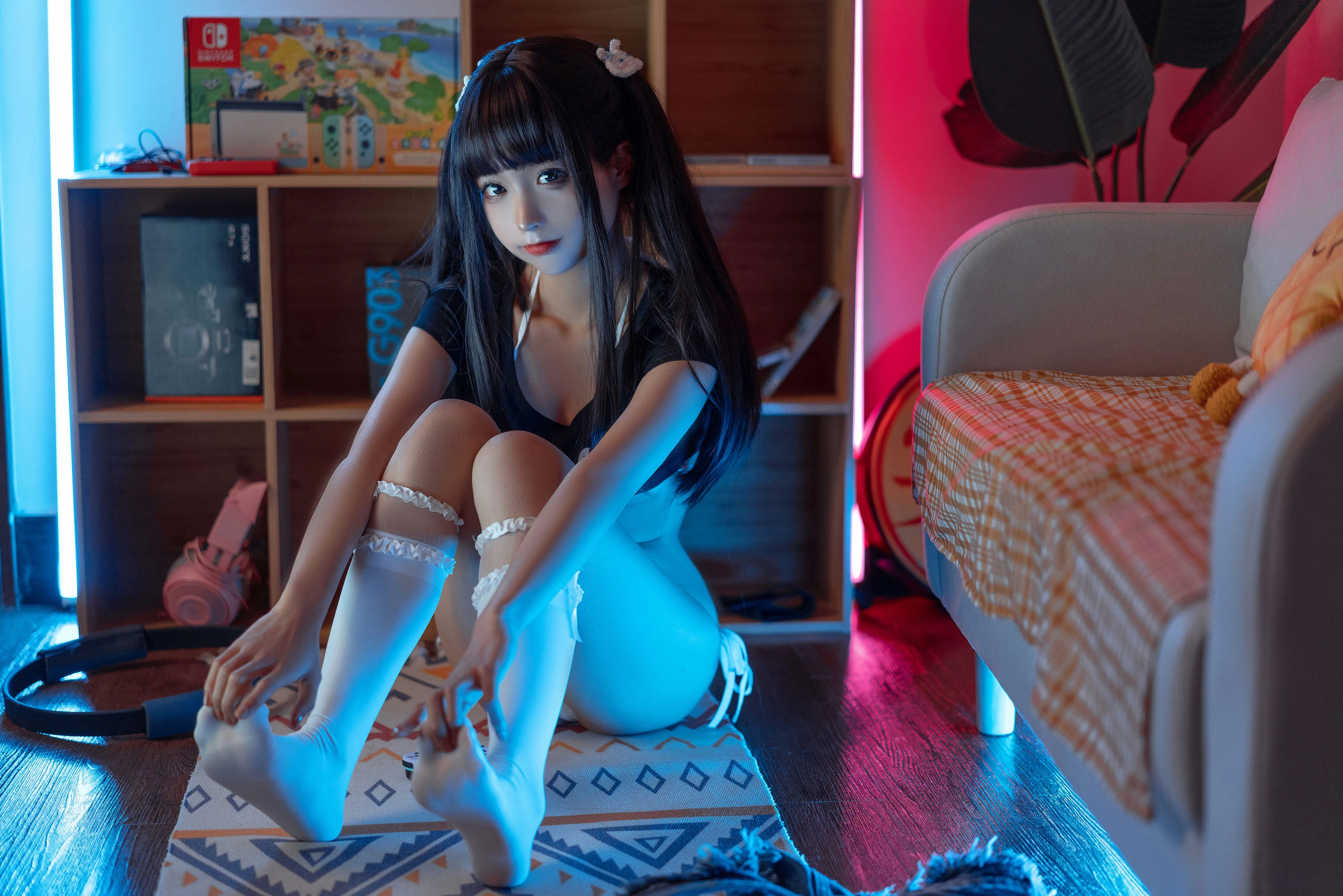 空姐高貴自然光寫真 – 夏季激情風格展現限量 - 52