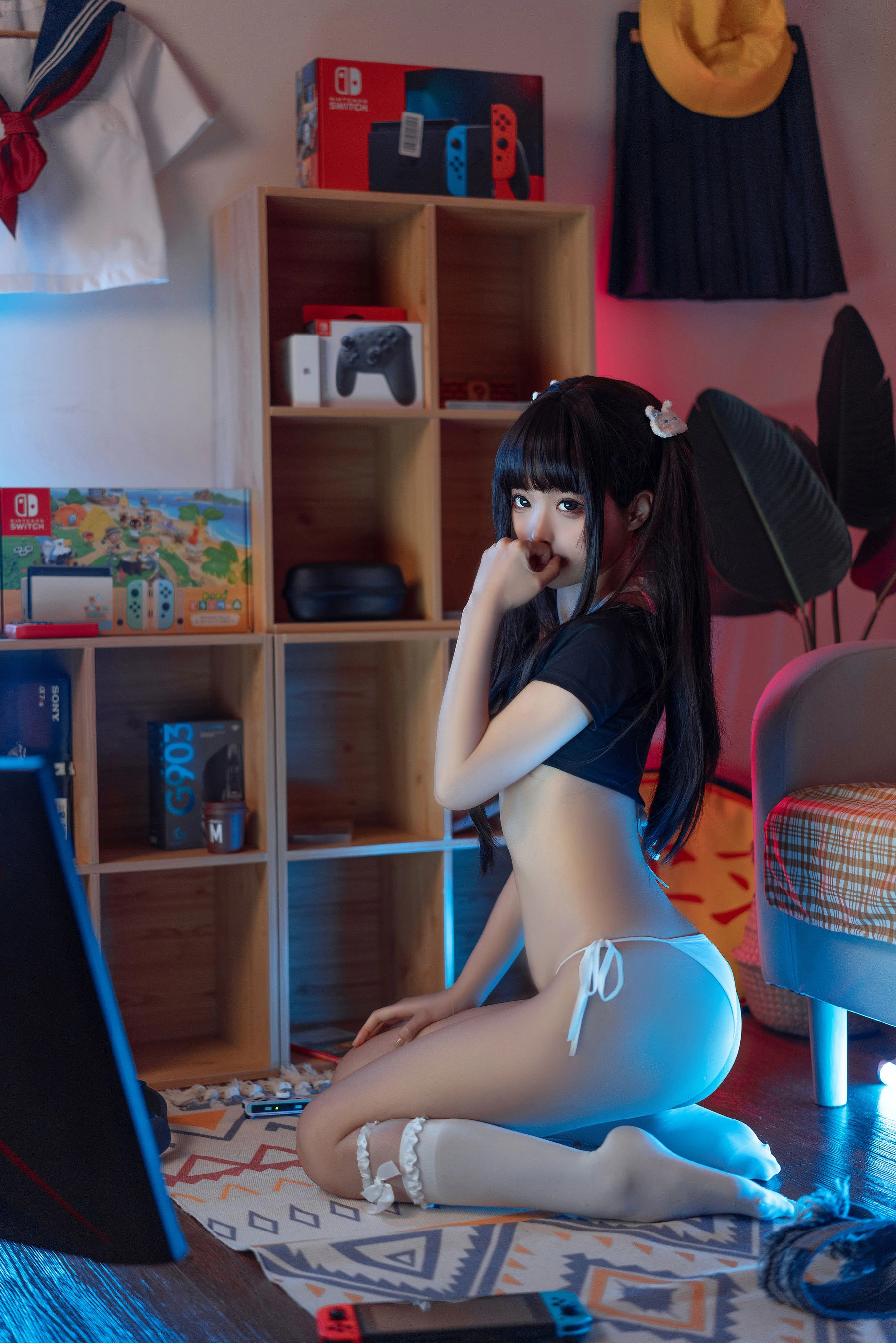 空姐高貴自然光寫真 – 夏季激情風格展現限量 - 62