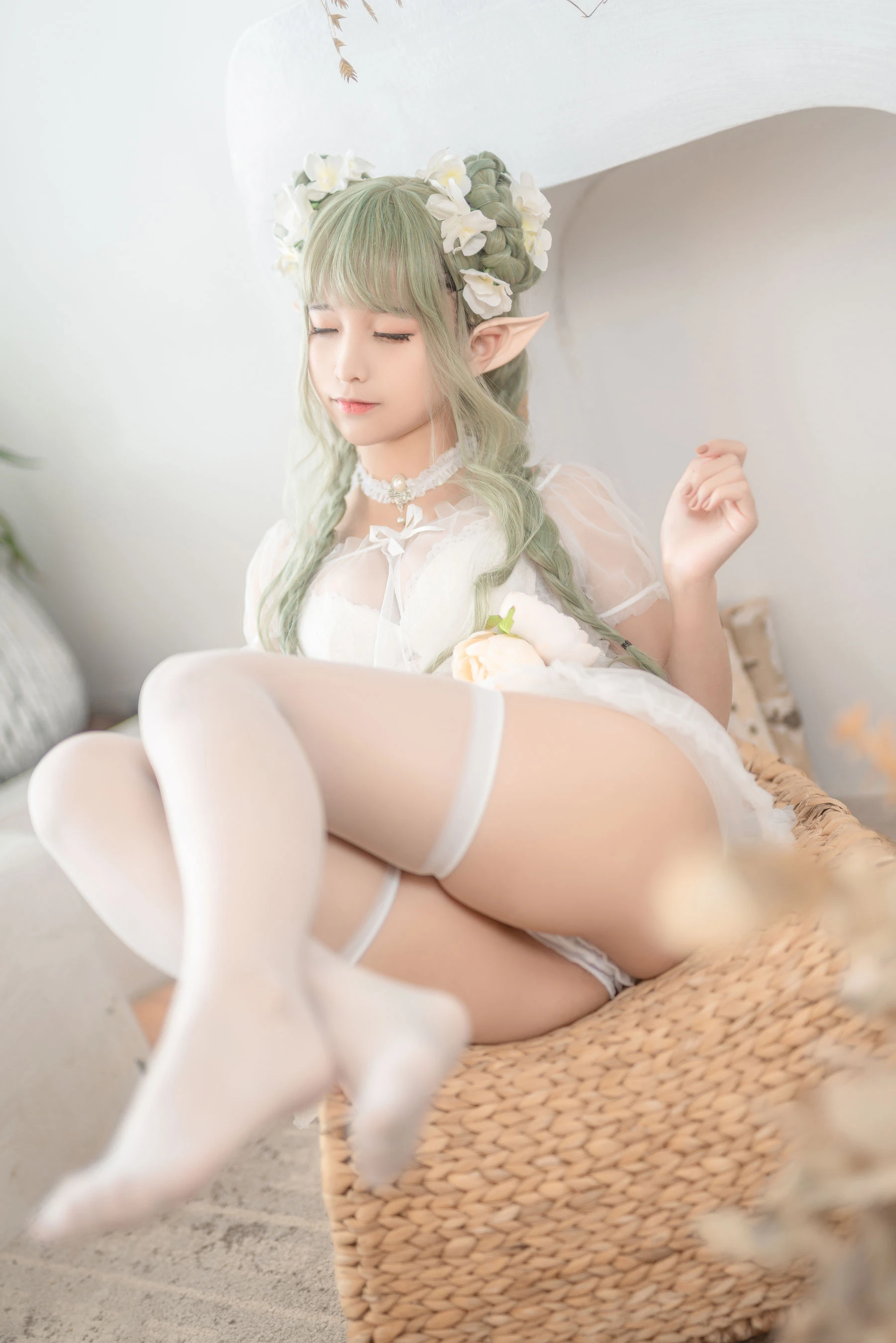 嫩模性感夜景寫真 – 櫻花季自信風格展現典藏 - 13
