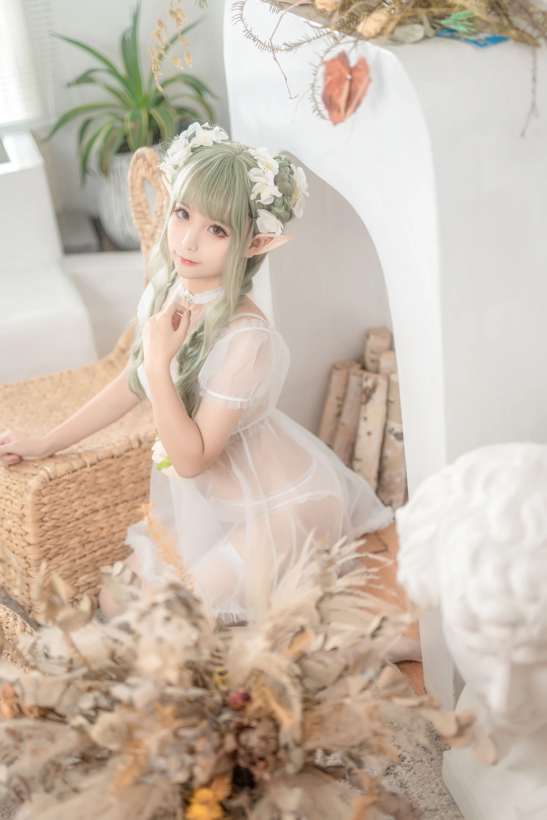 嫩模性感夜景寫真 – 櫻花季自信風格展現典藏 - 2