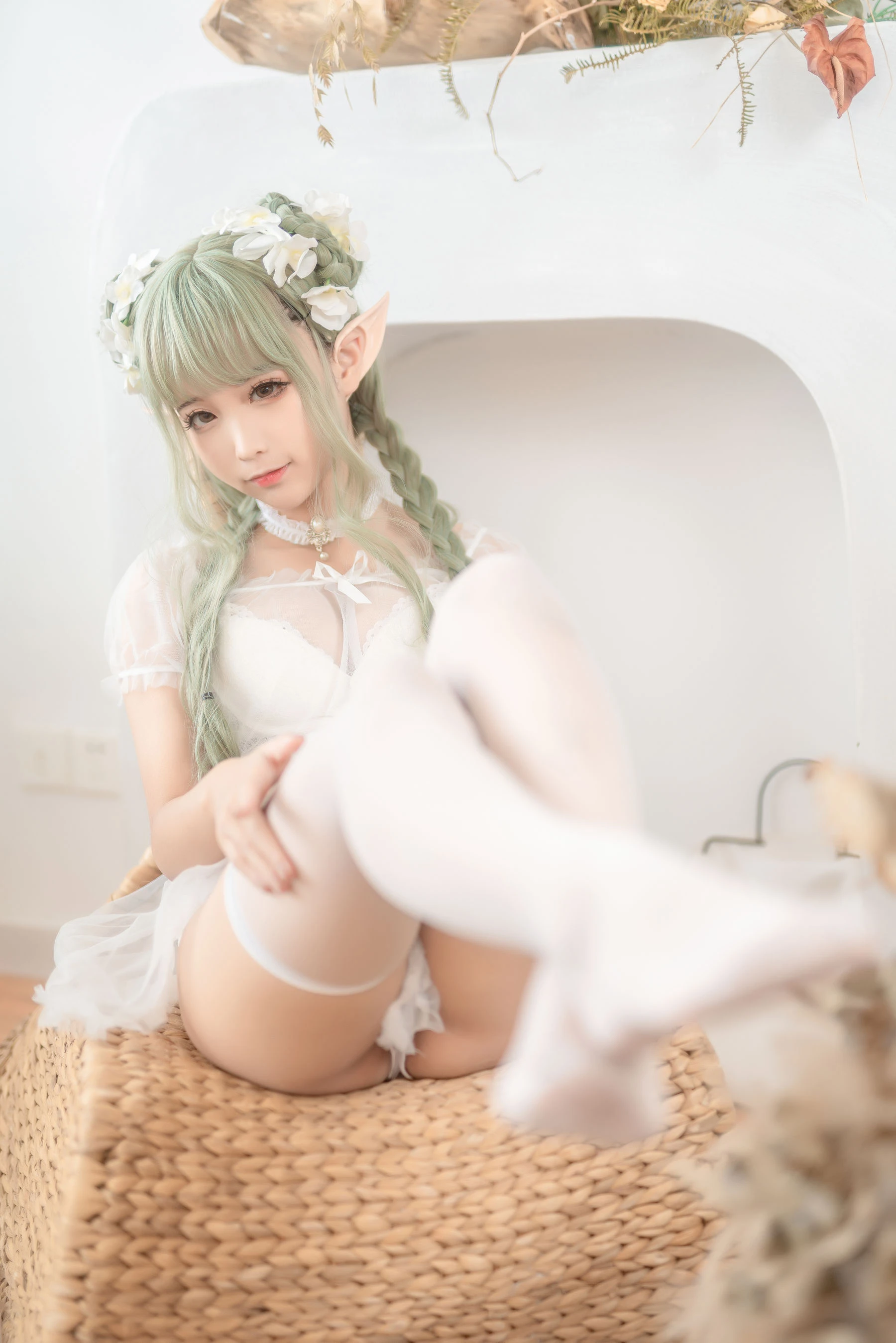 嫩模性感夜景寫真 – 櫻花季自信風格展現典藏 - 21