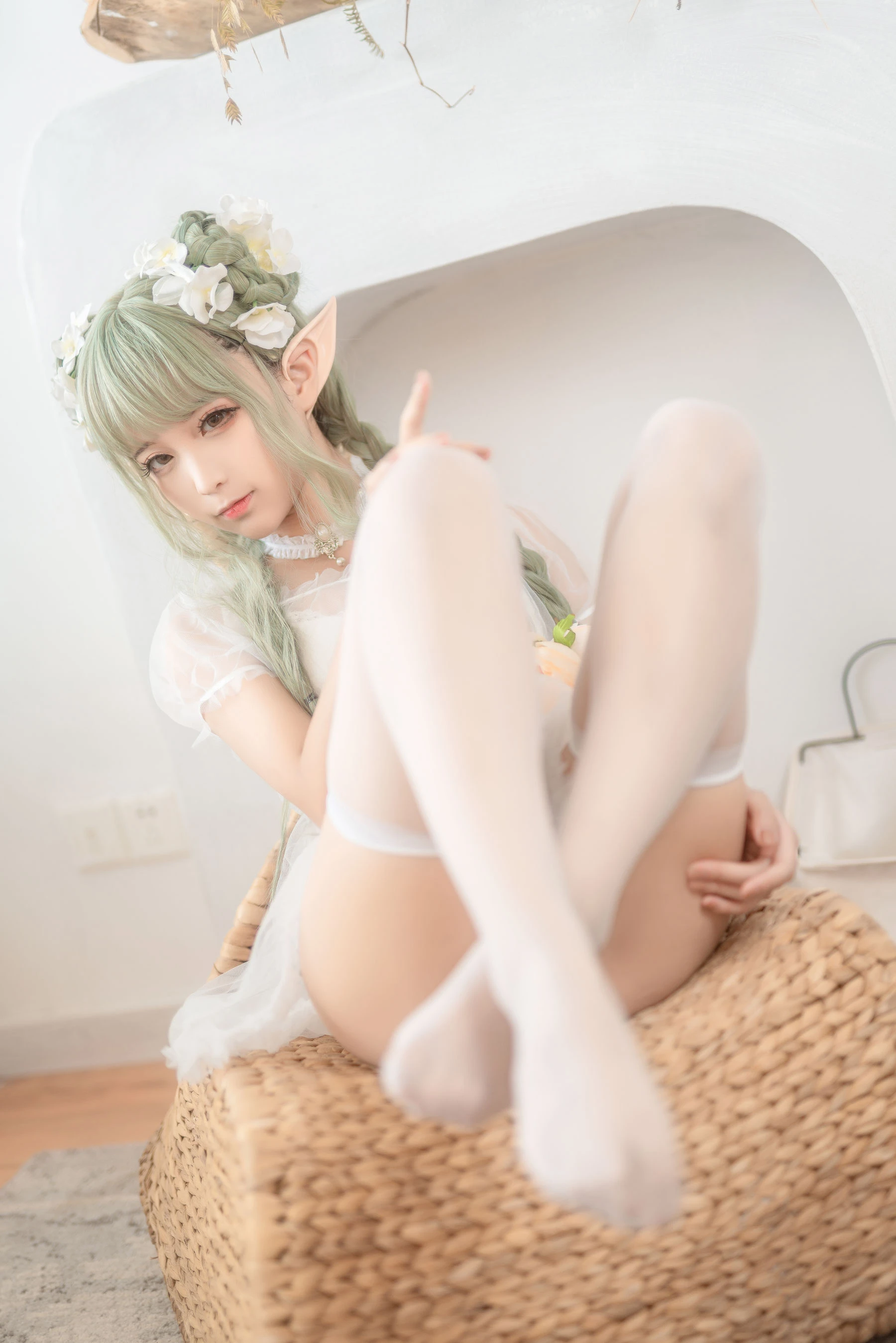 嫩模性感夜景寫真 – 櫻花季自信風格展現典藏 - 24