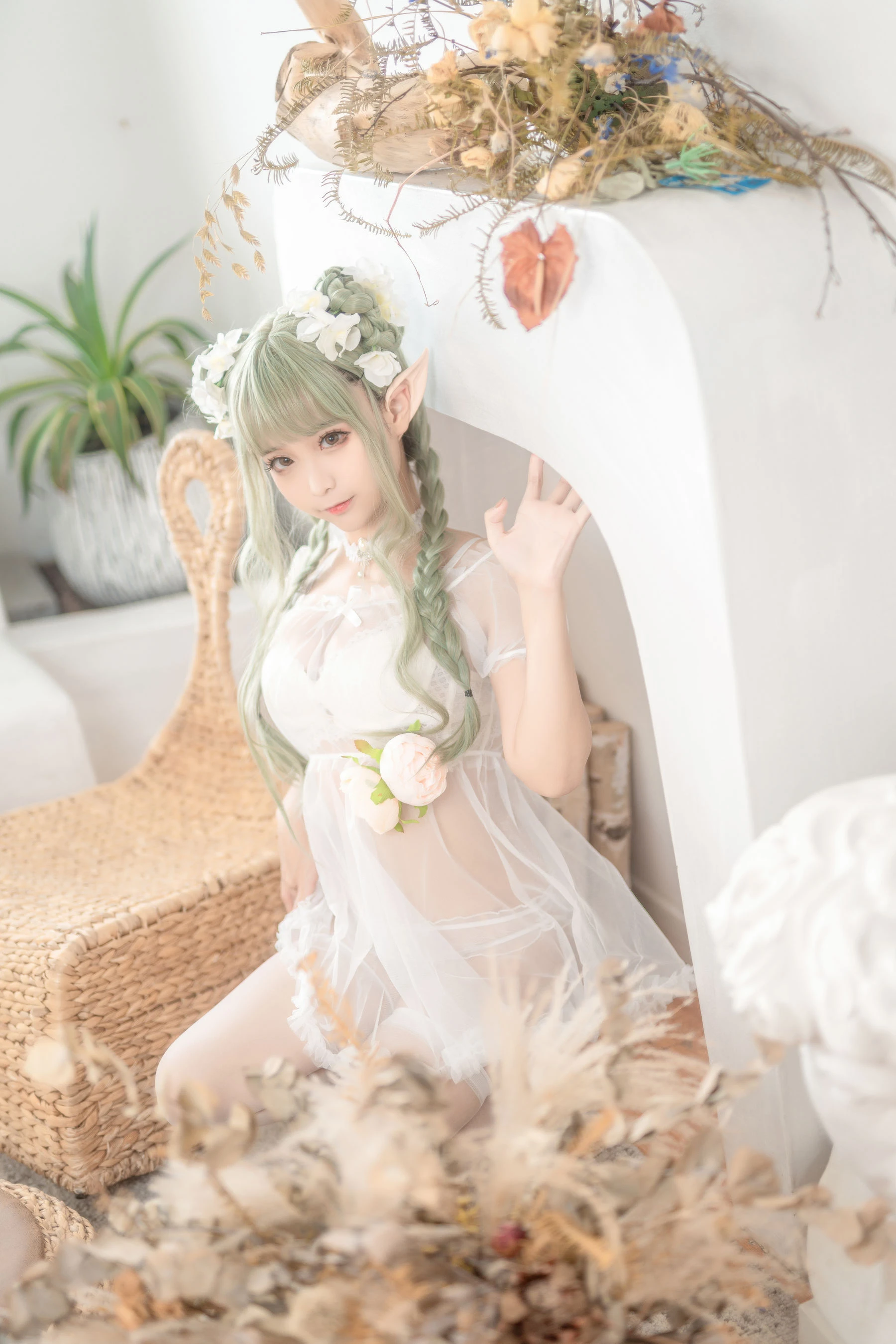 嫩模性感夜景寫真 – 櫻花季自信風格展現典藏 - 3