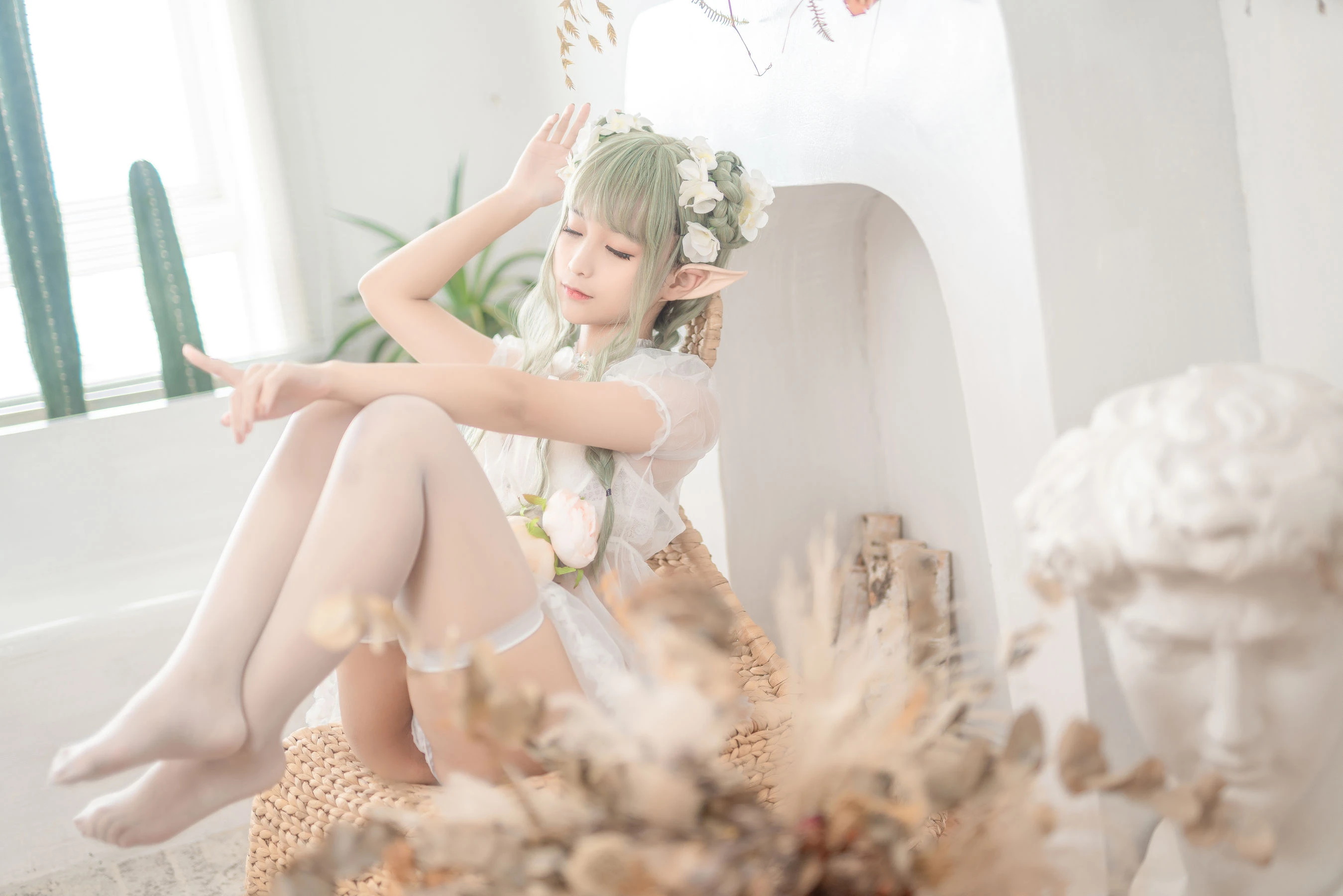 嫩模性感夜景寫真 – 櫻花季自信風格展現典藏 - 7