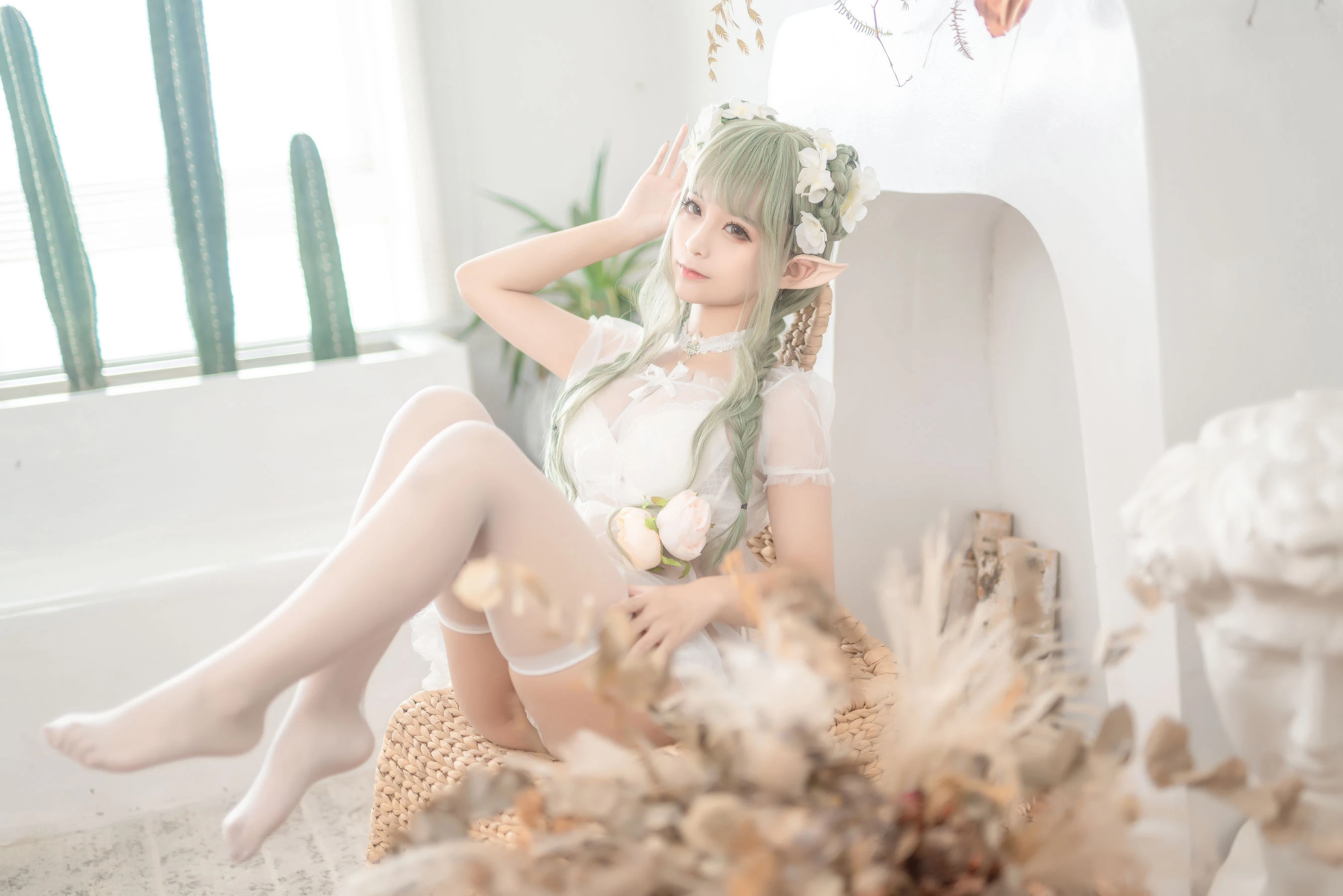 嫩模性感夜景寫真 – 櫻花季自信風格展現典藏 - 8