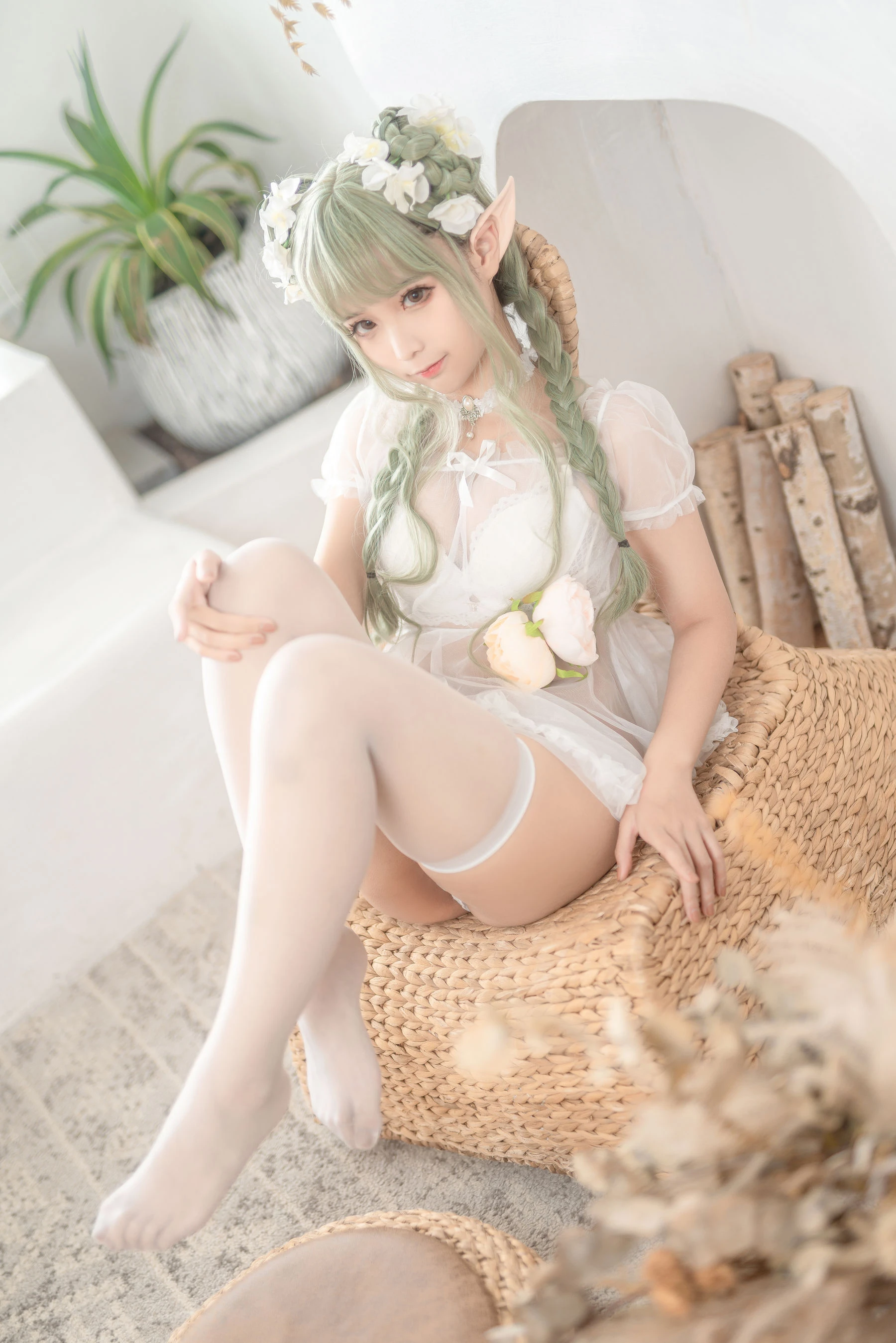 嫩模性感夜景寫真 – 櫻花季自信風格展現典藏 - 9