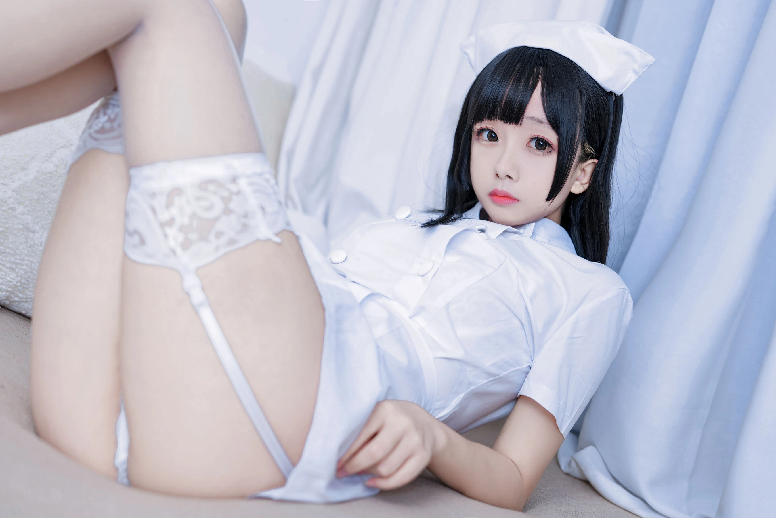 夜晚桃園護士寫真精選 – 優雅自然光俏皮完美融合珍藏 - 59