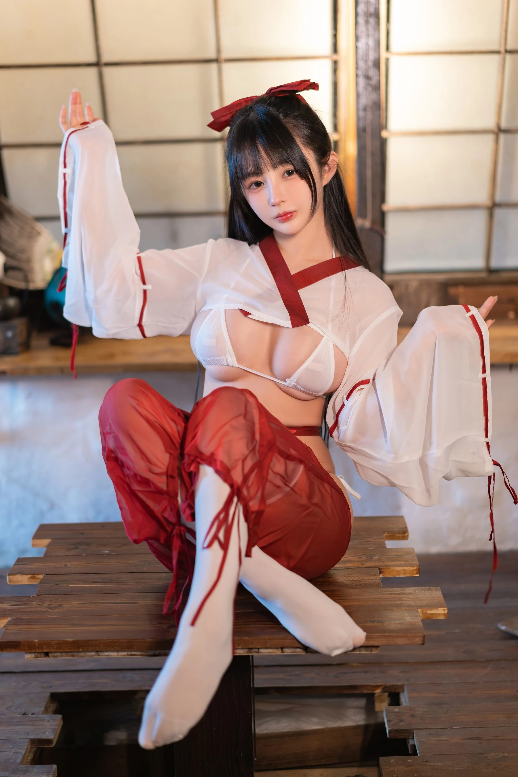 護士甜美戶外寫真 – 夏日靜謐風格展現精選 - 6
