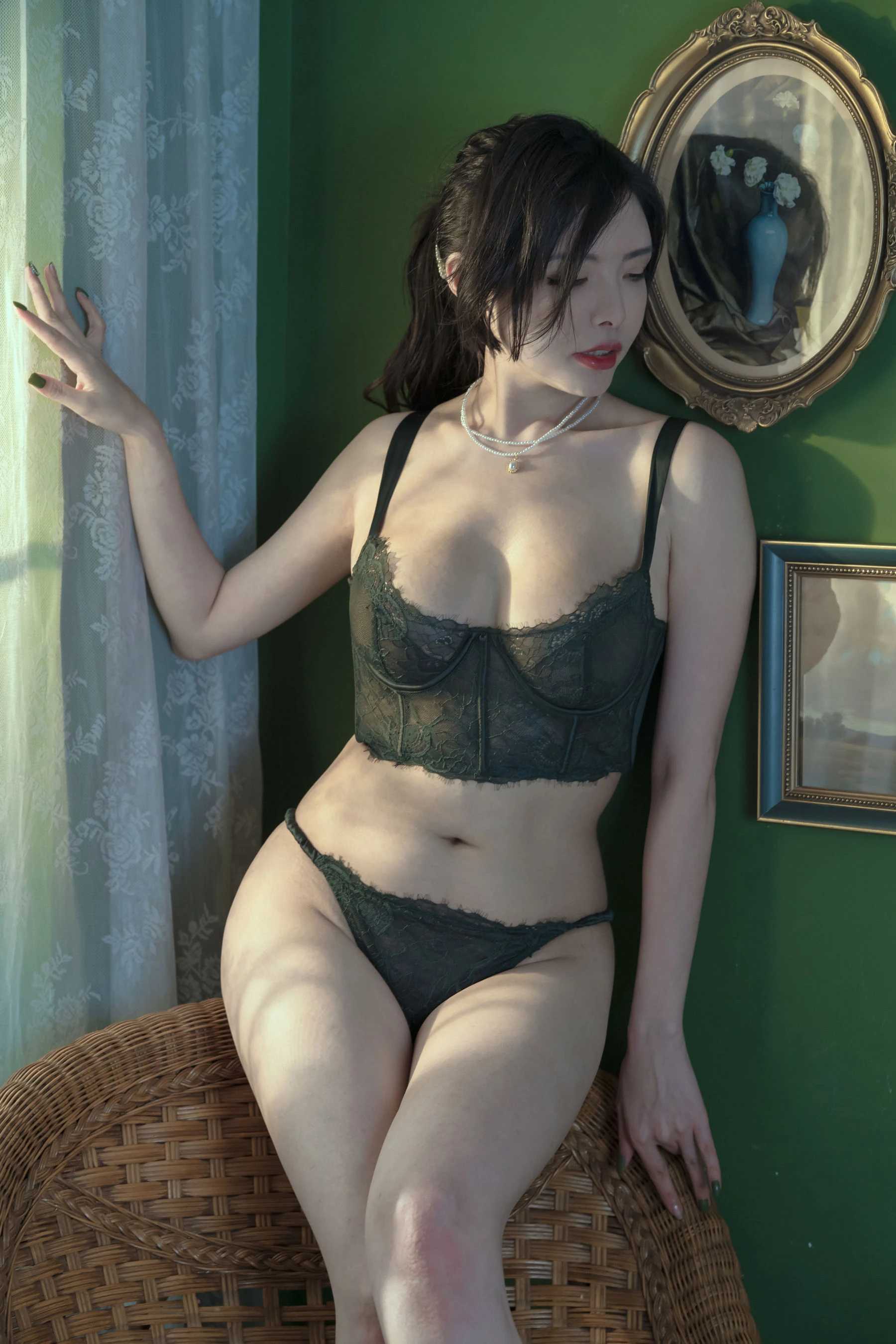 主播高貴自然光寫真 – 櫻花季自信風格展現珍藏 - 8