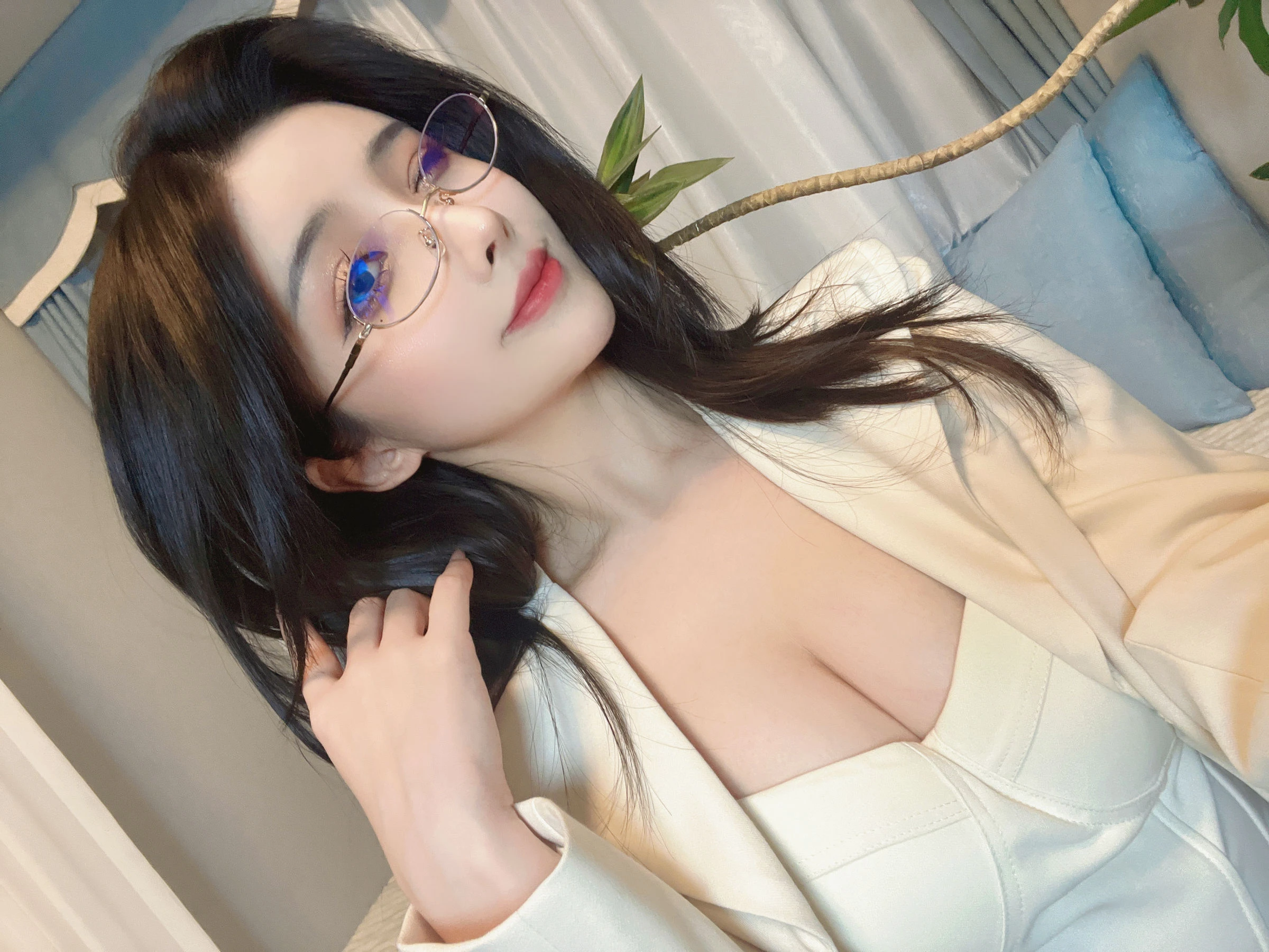 校花優雅自然光寫真 – 冬季激情風格展現典藏 - 5