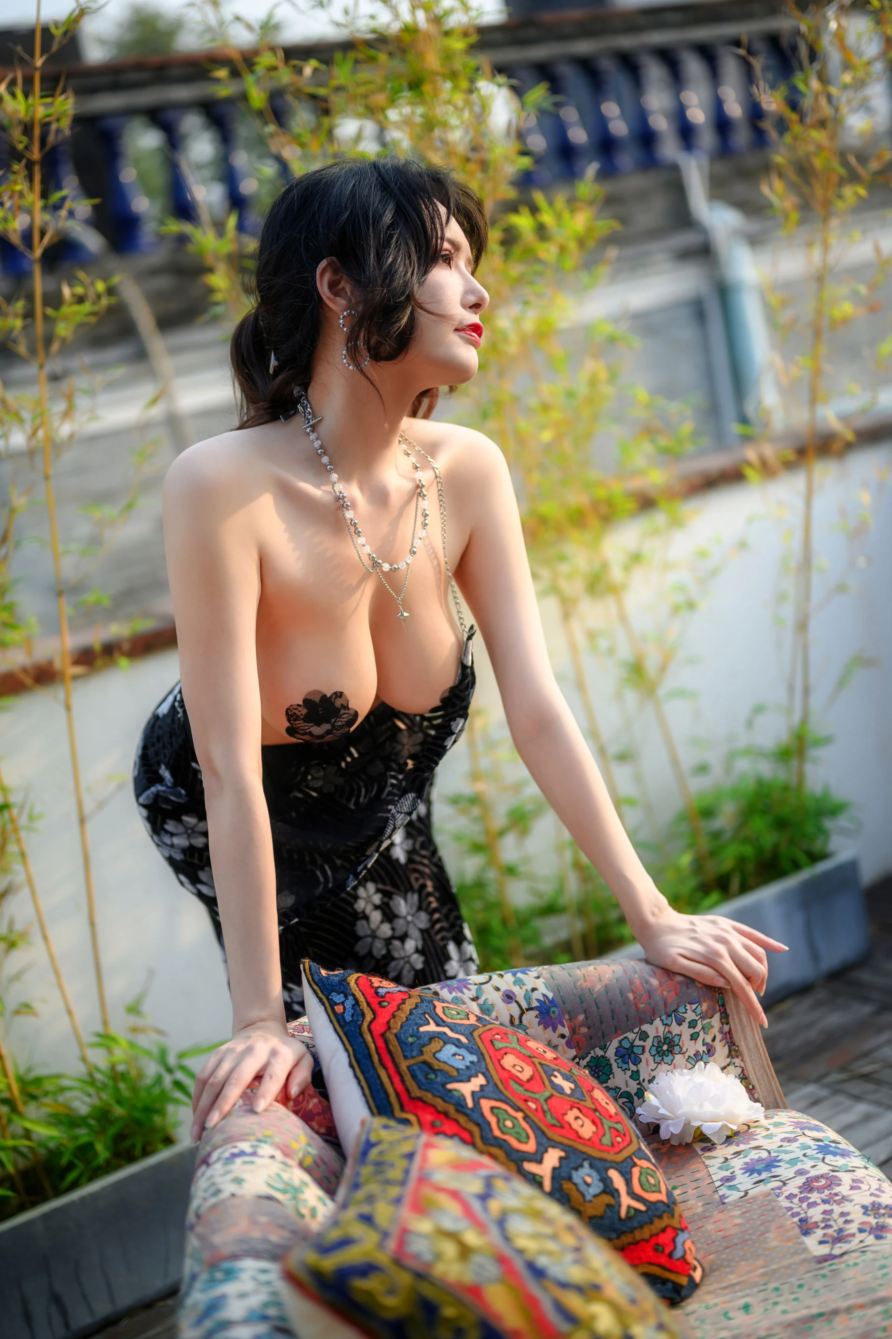 苗慄正午護士美照 – 優雅魅力夜景實錄典藏 - 27