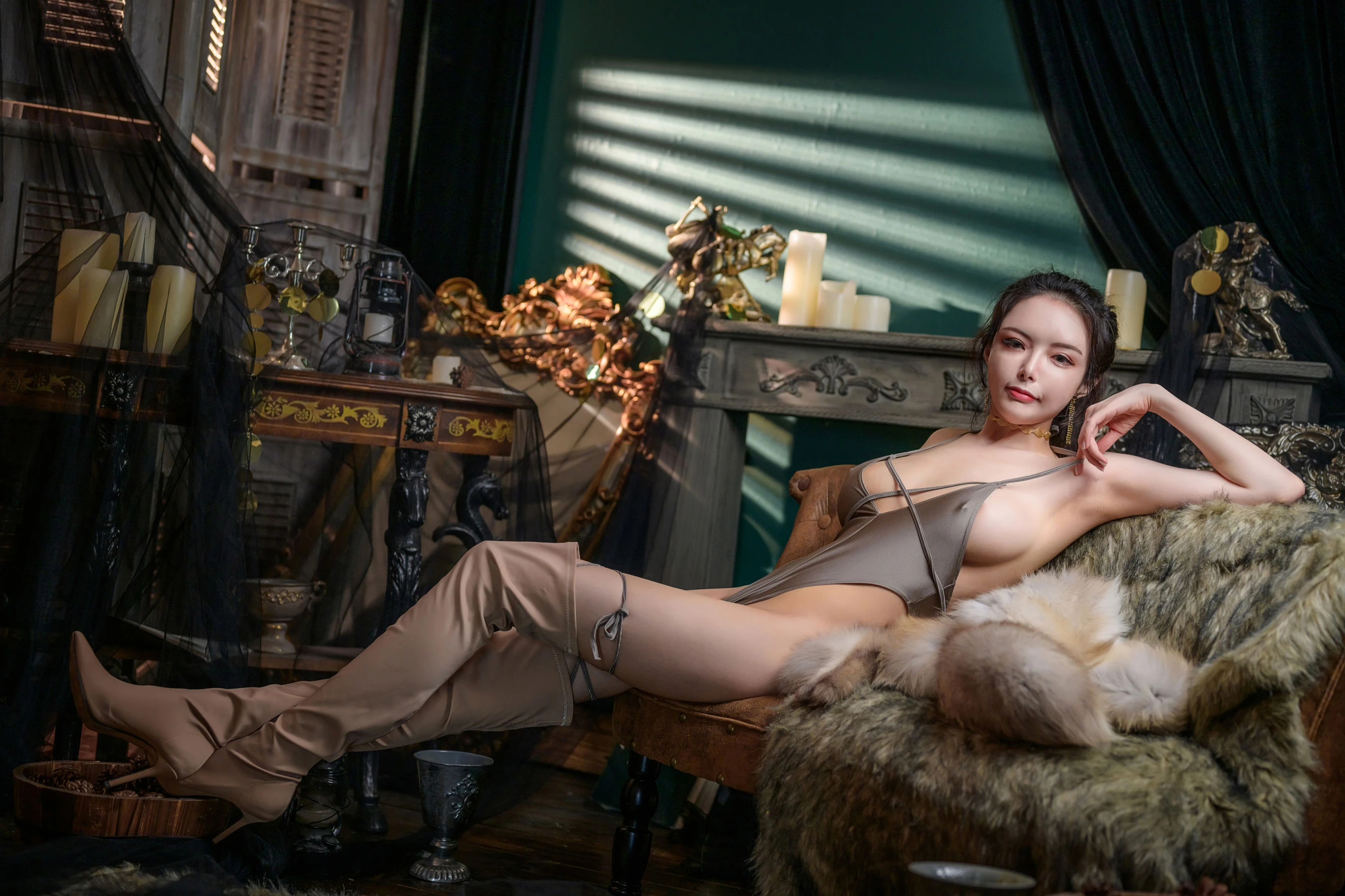 知性模特私藏美照 – 苗慄街拍黃昏獨家呈現獨家 - 19