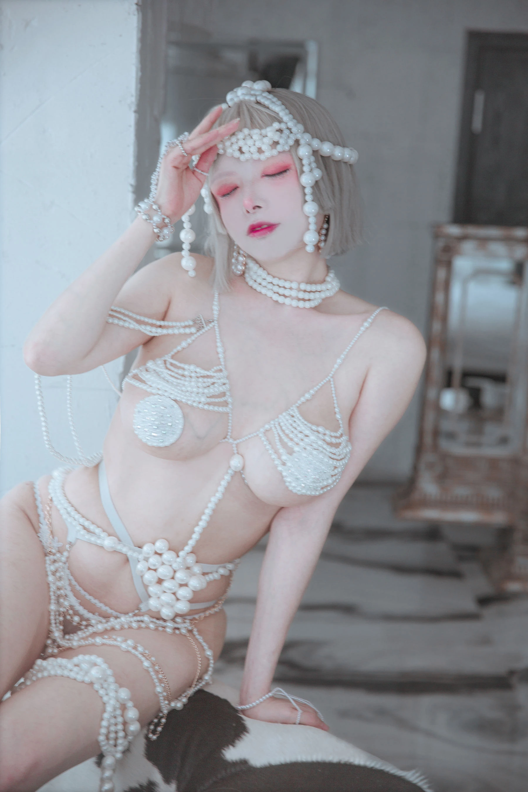 彰化黃昏校花美照 – 高貴魅力室內實錄限量 - 32